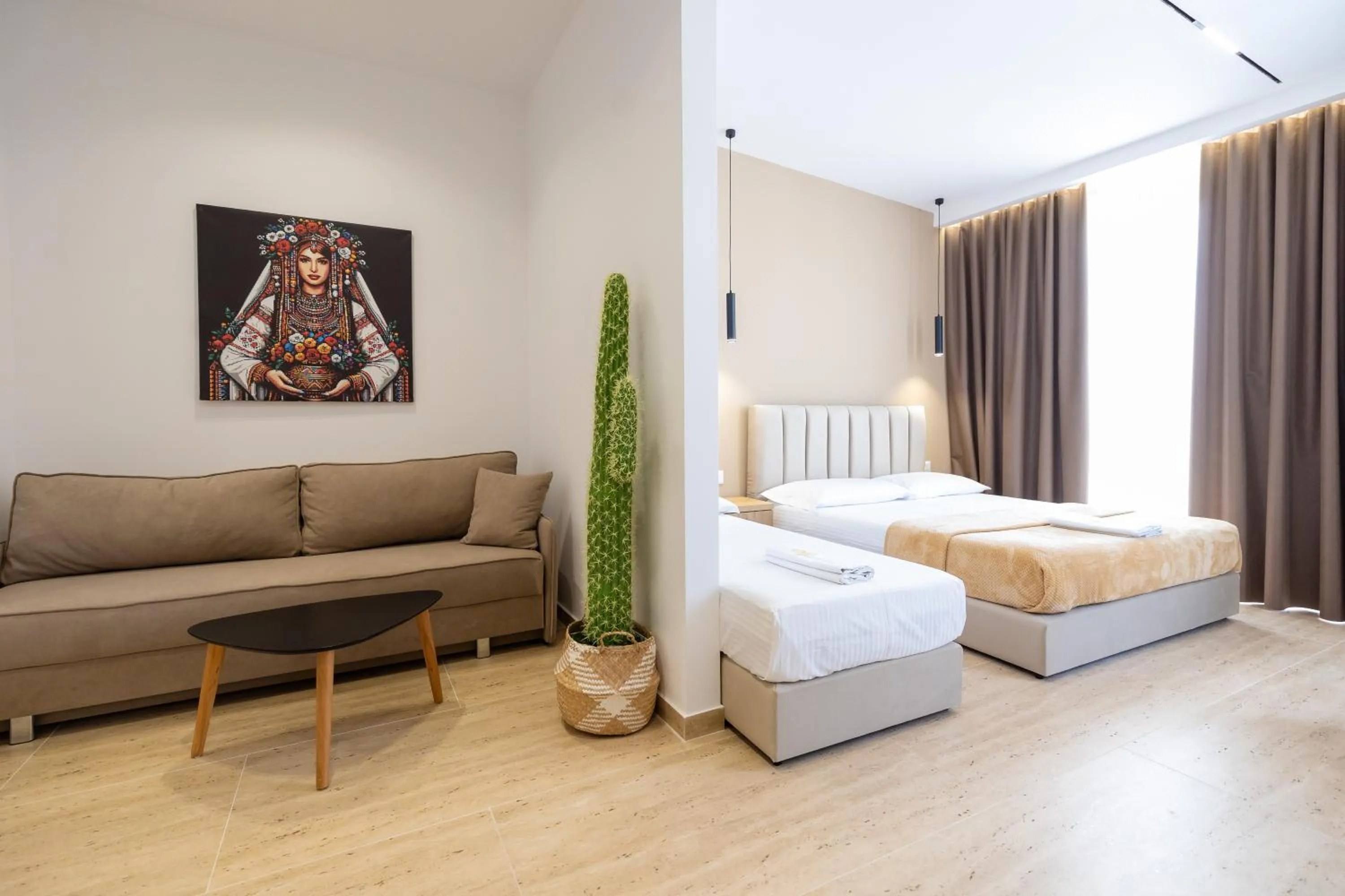 Bed in Sea & Sand Hotel