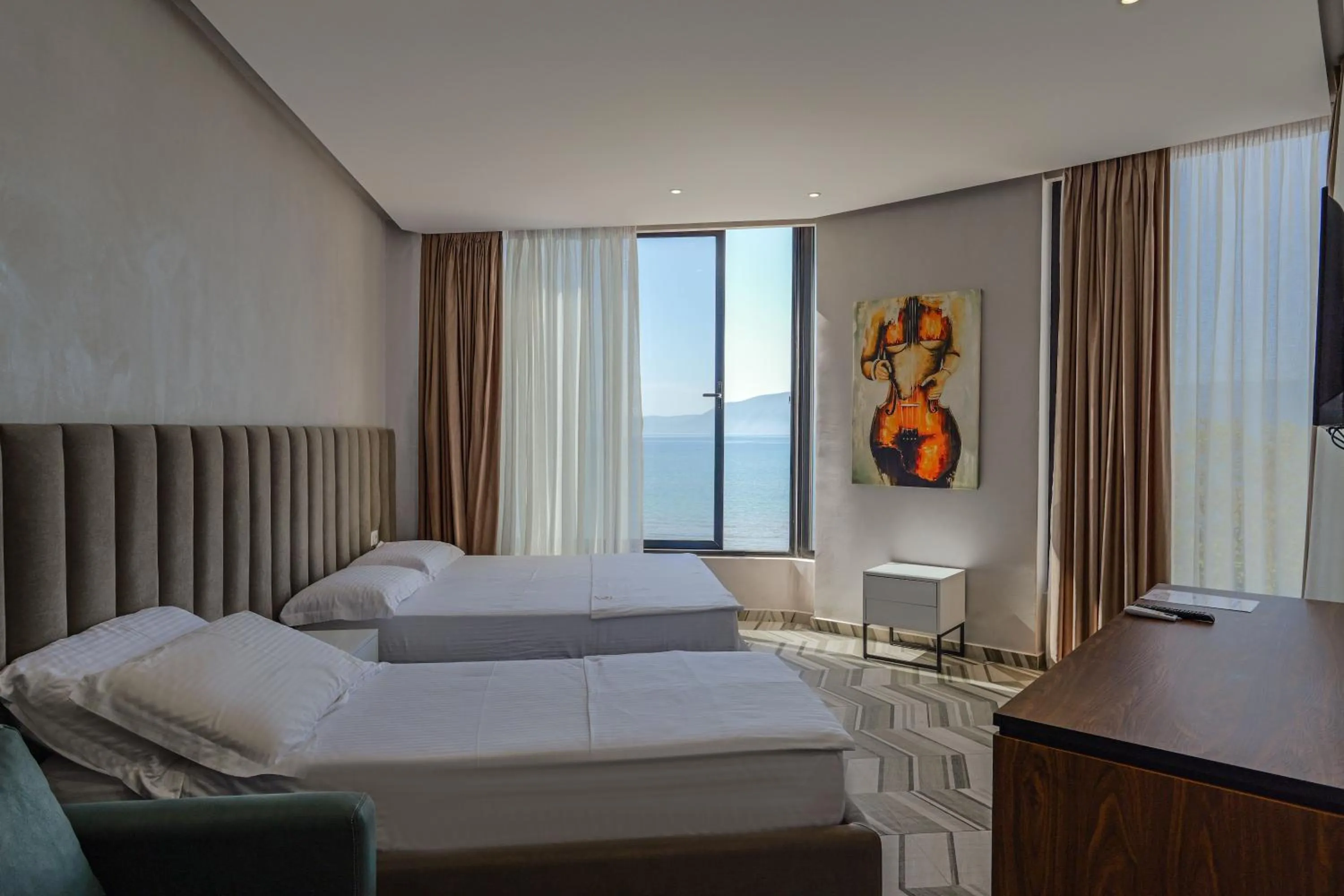 Bed in Sea & Sand Hotel