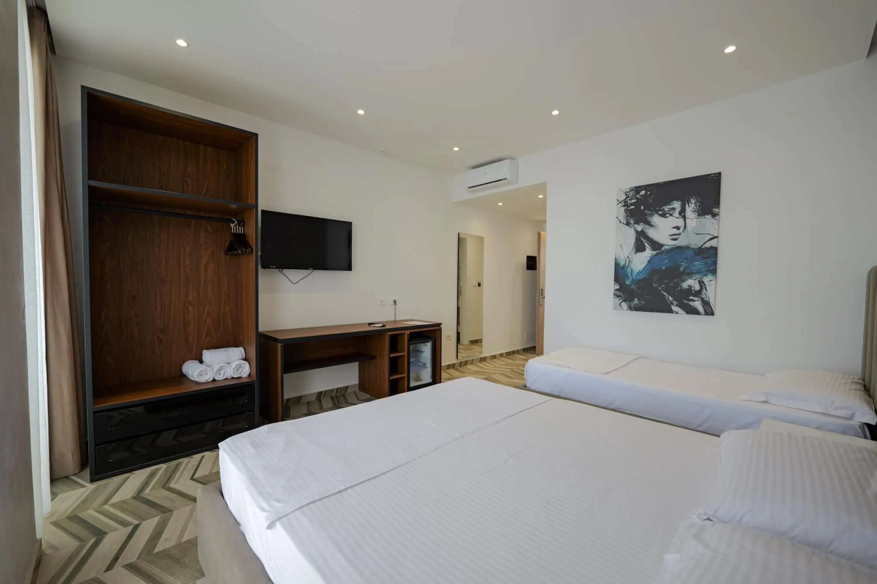 Bed in Sea & Sand Hotel