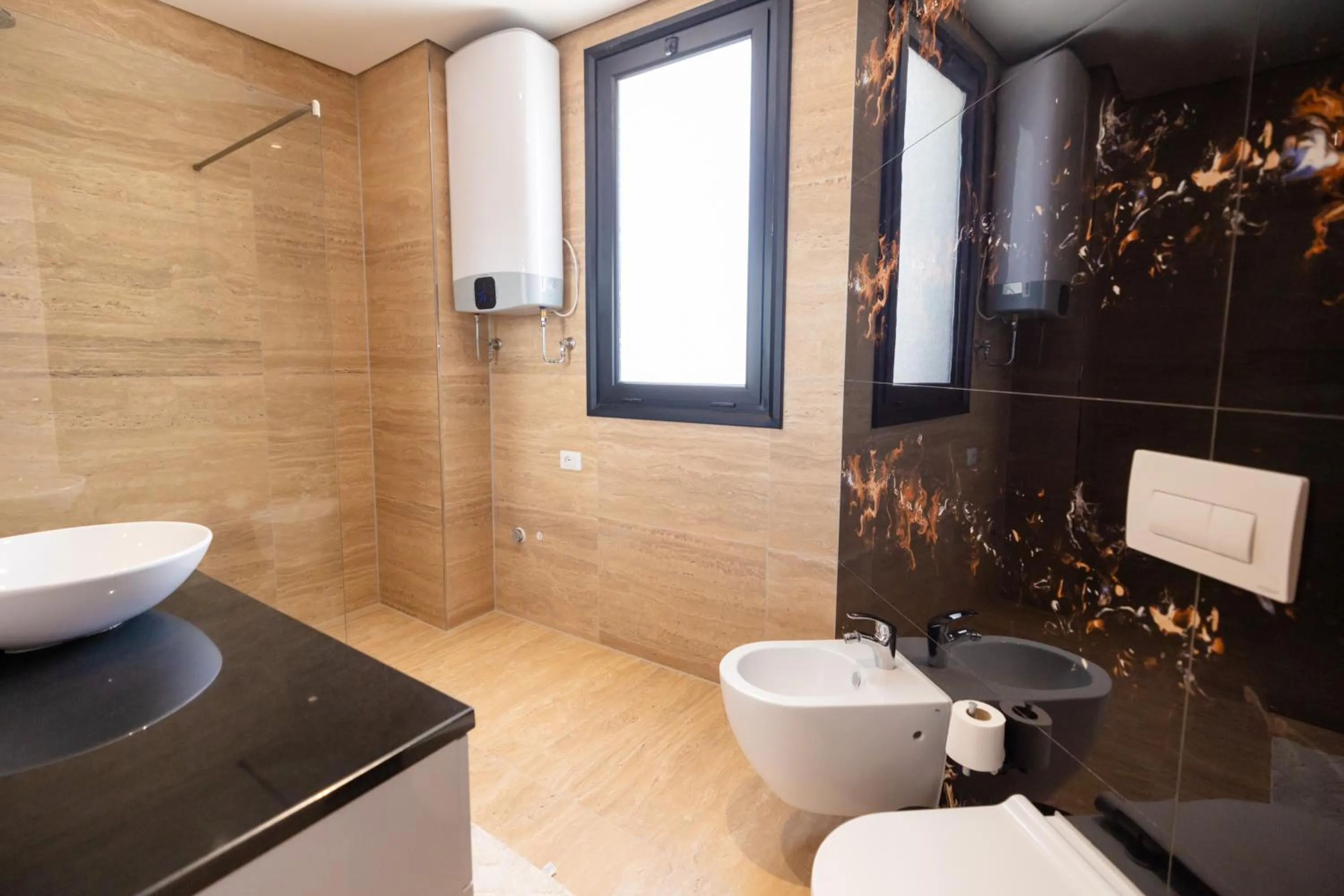 Shower in Sea & Sand Hotel