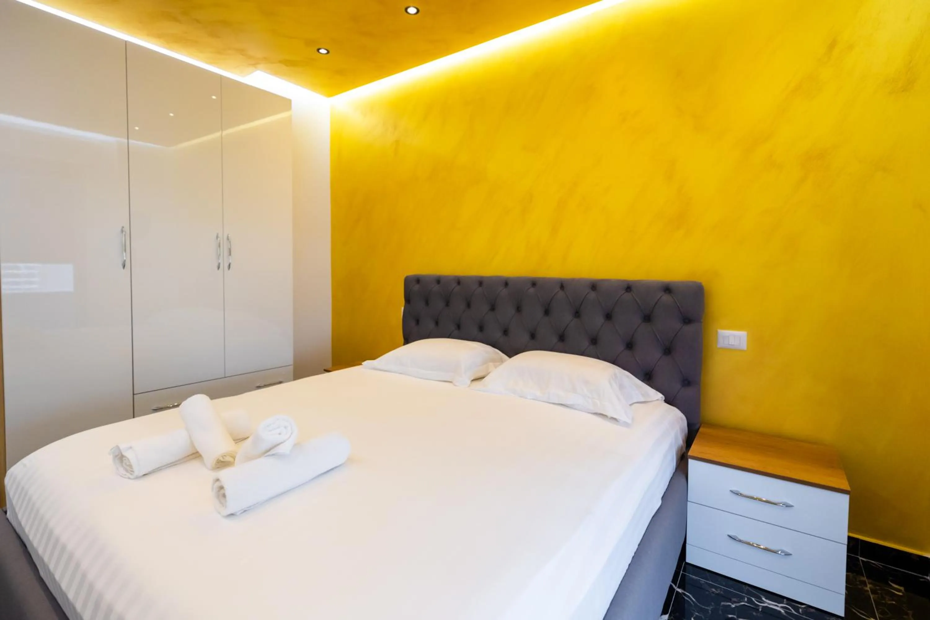 Bed in Sea & Sand Hotel