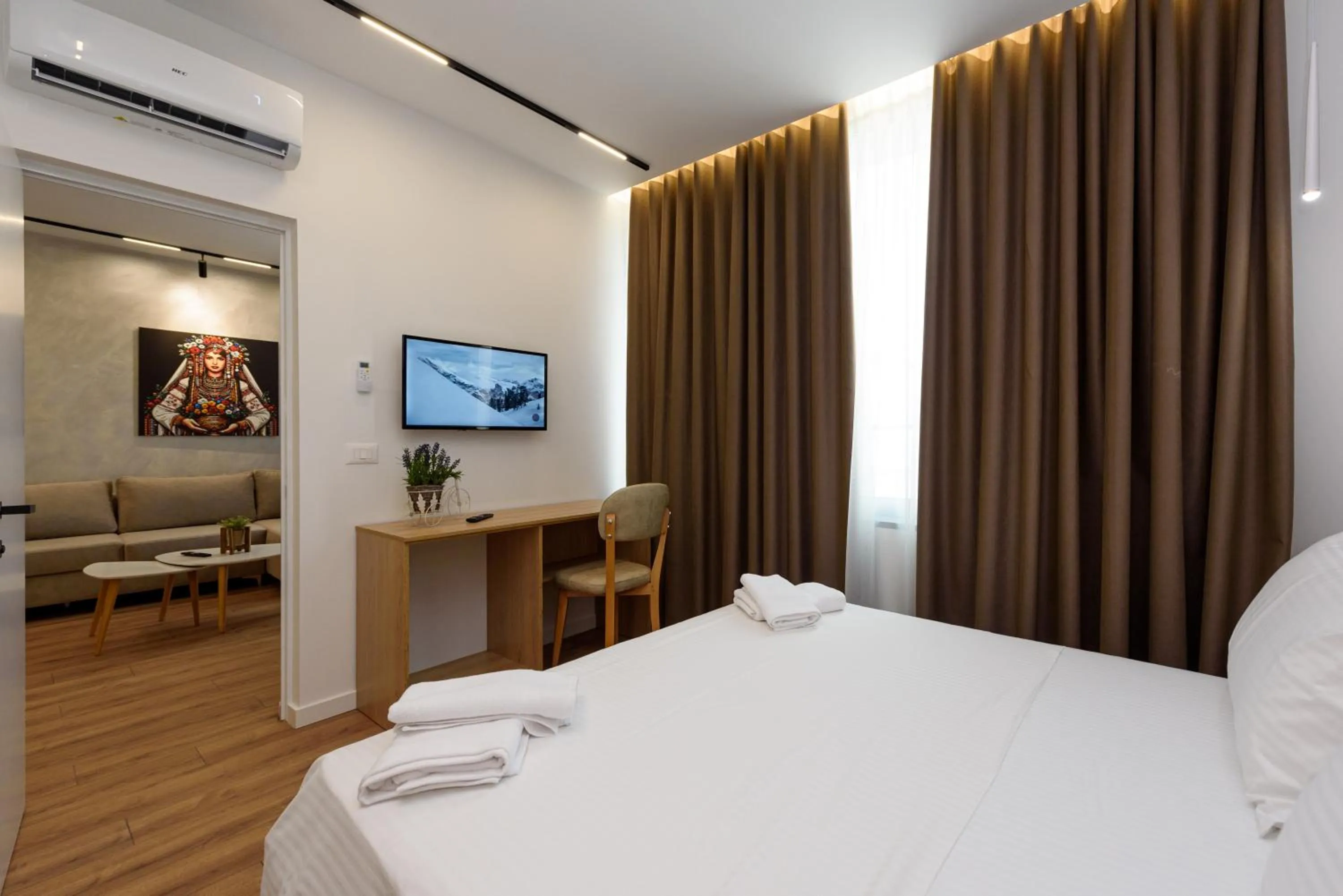 Bed in Sea & Sand Hotel