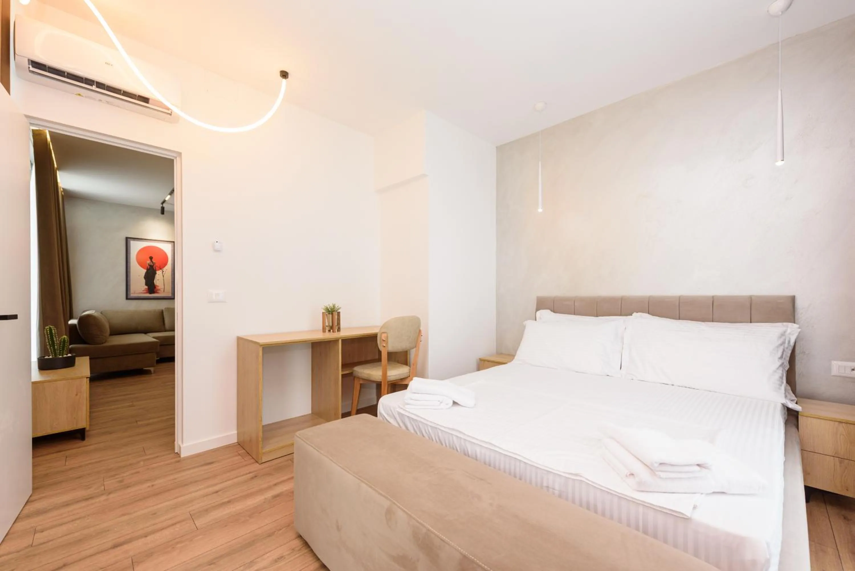 Bed in Sea & Sand Hotel