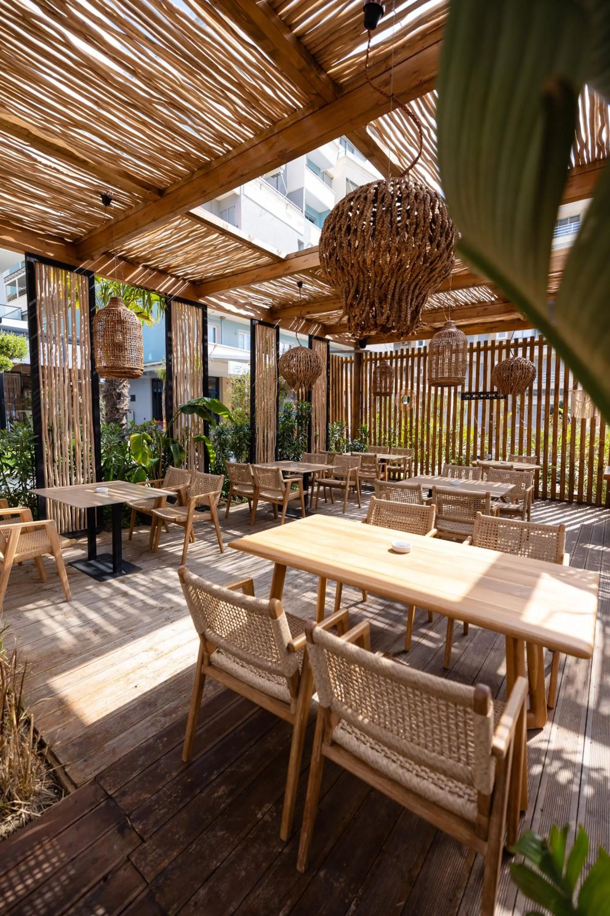 Patio in Sea & Sand Hotel