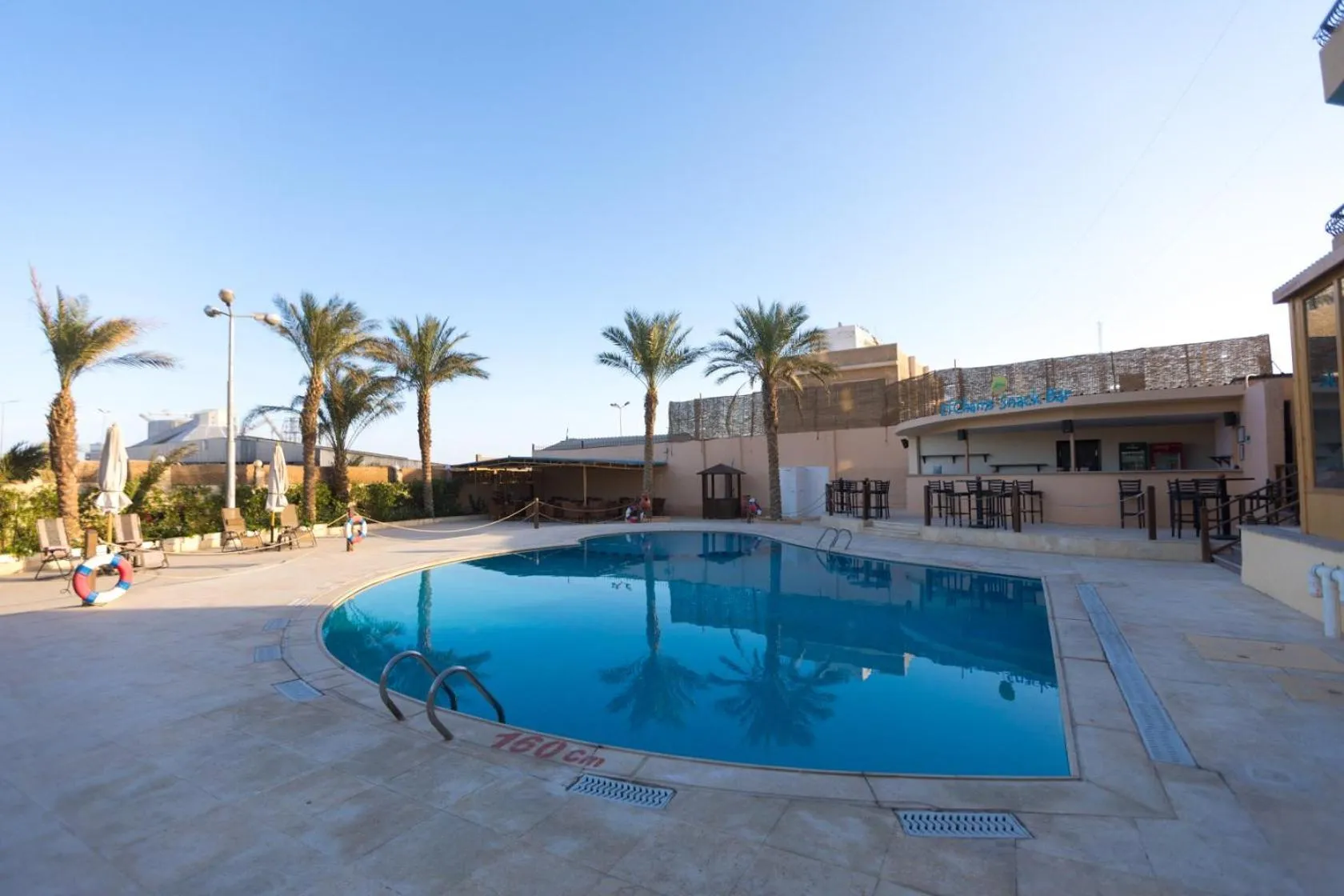 Swimming pool in Jawhara Inn Hotel - فندق الجوهرة سفاجا