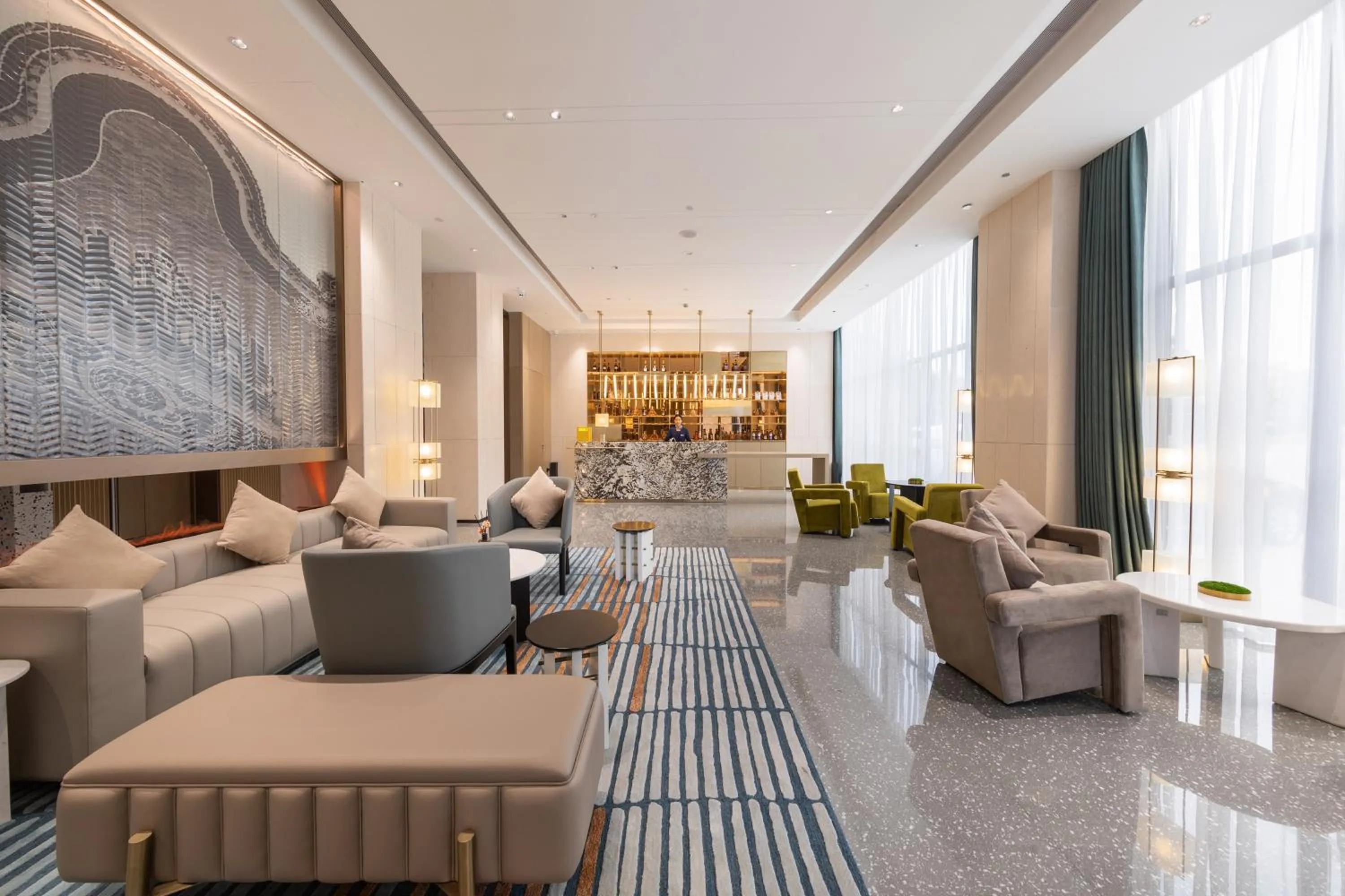 Communal lounge/ TV room in Guangzhou Baiyun Airport MeHood Liz Hotel