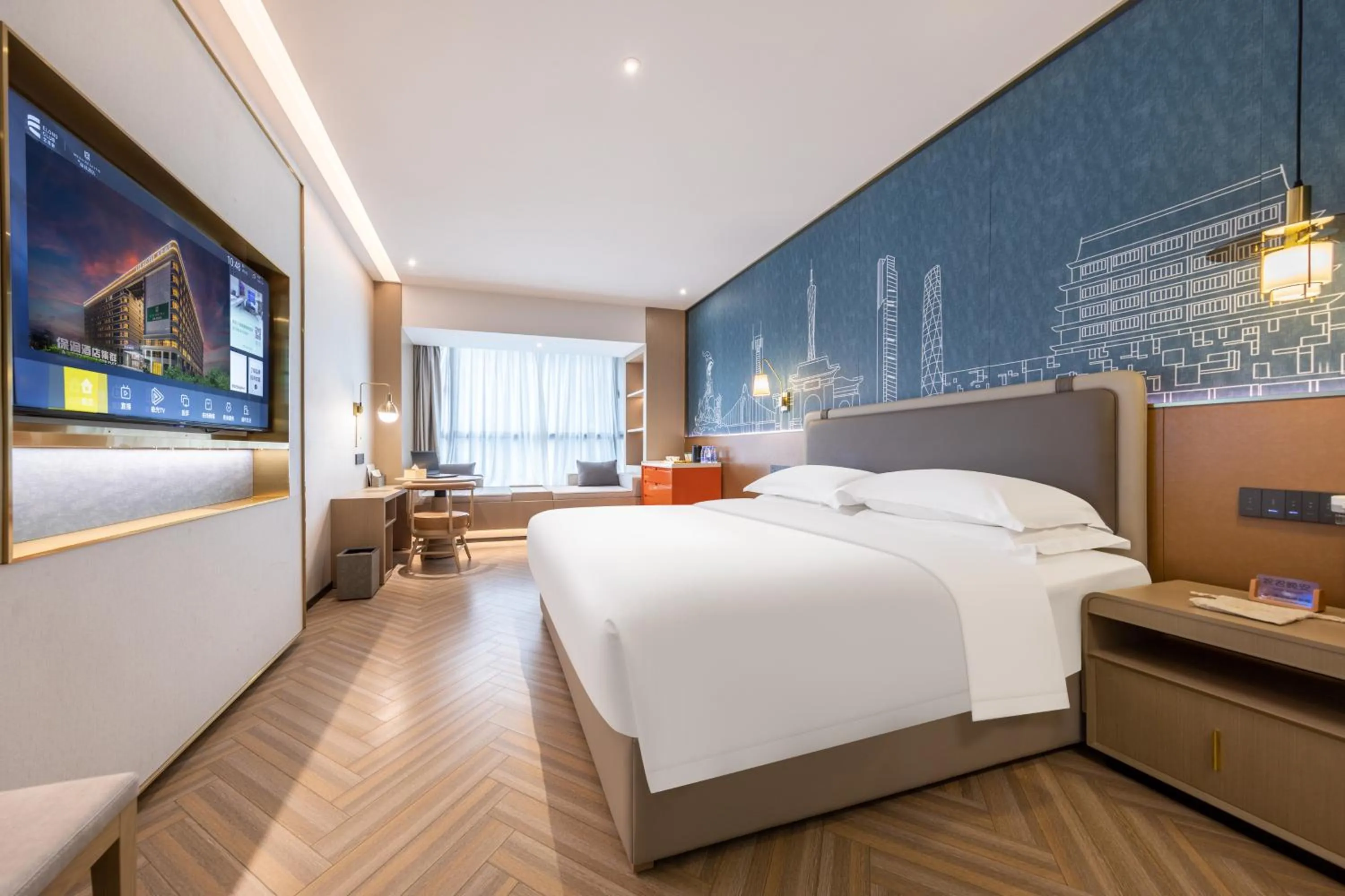 Photo of the whole room, Bed in Guangzhou Baiyun Airport MeHood Liz Hotel