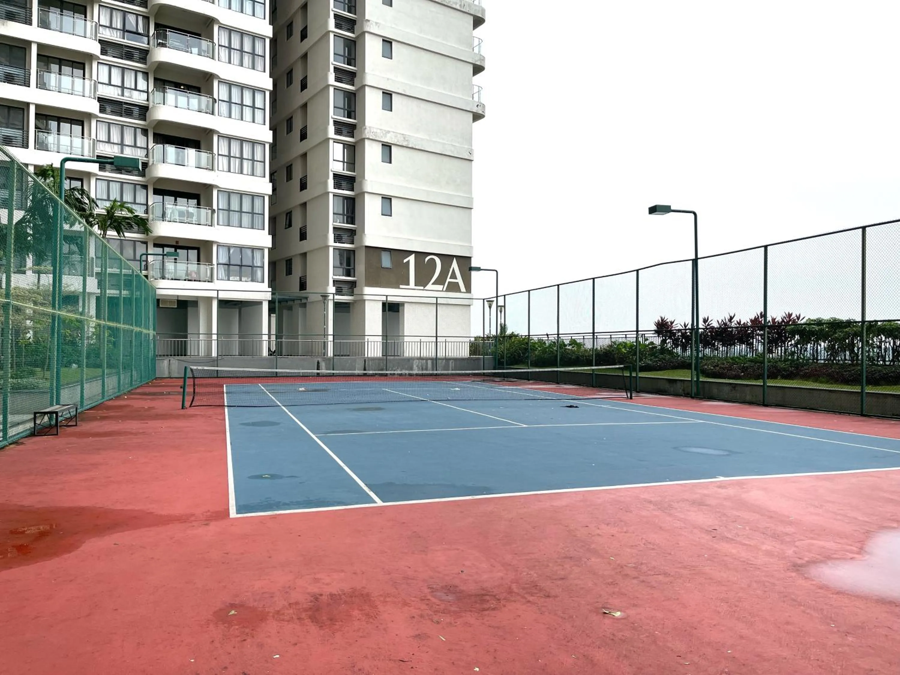 Tennis court in Country Garden by Antlerzone