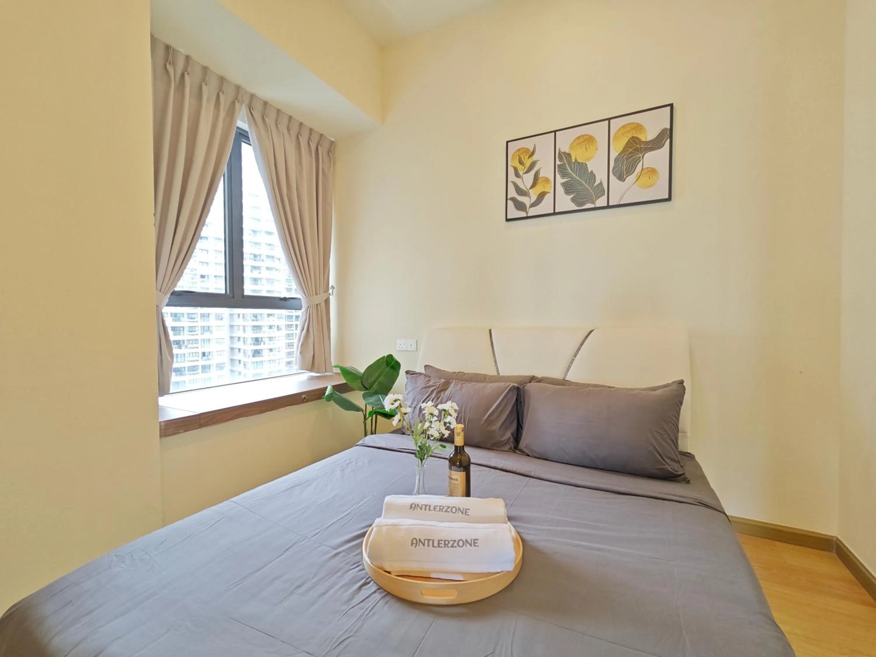 Bedroom, Bed in Country Garden by Antlerzone