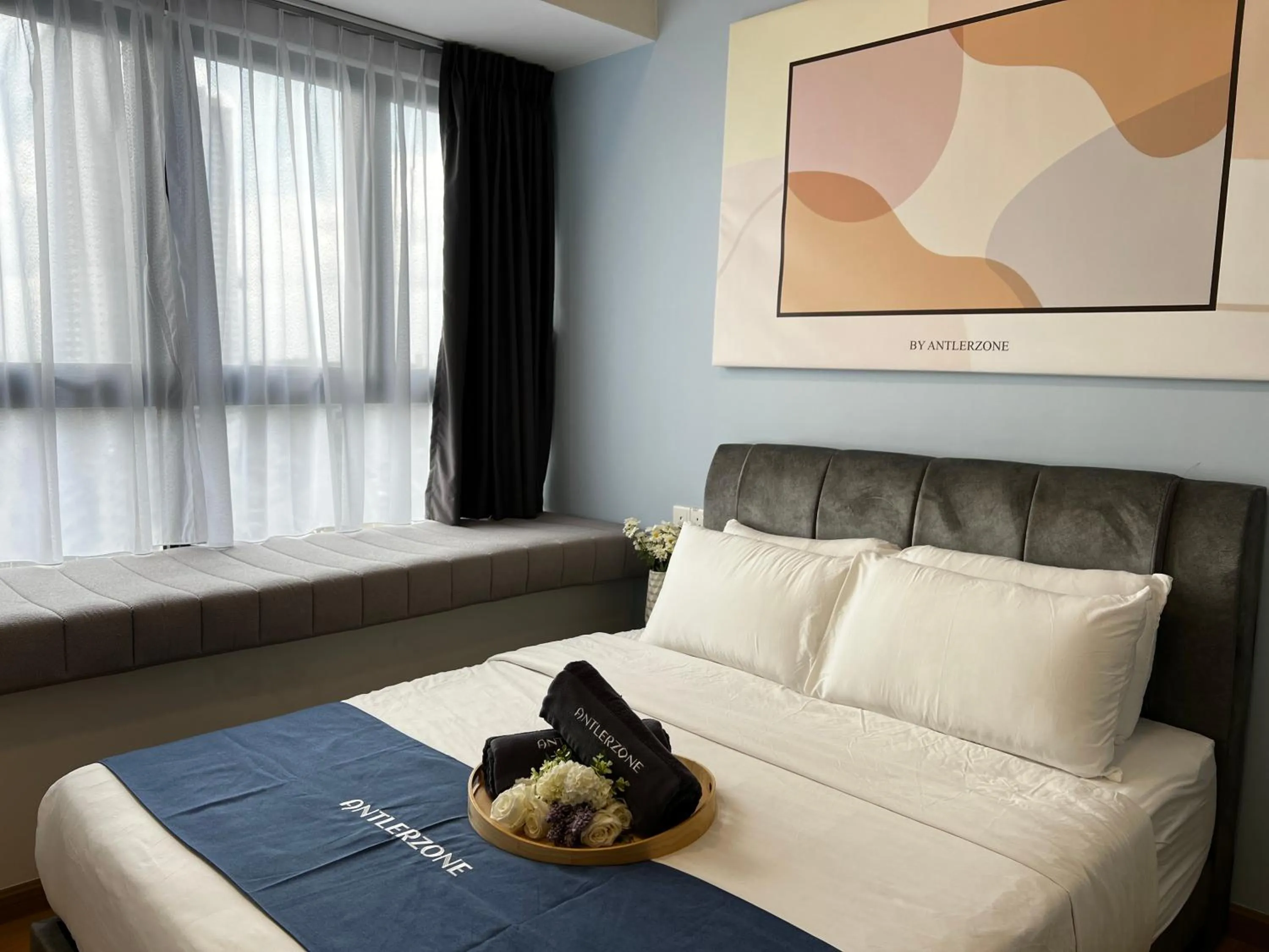 Bed in Country Garden by Antlerzone