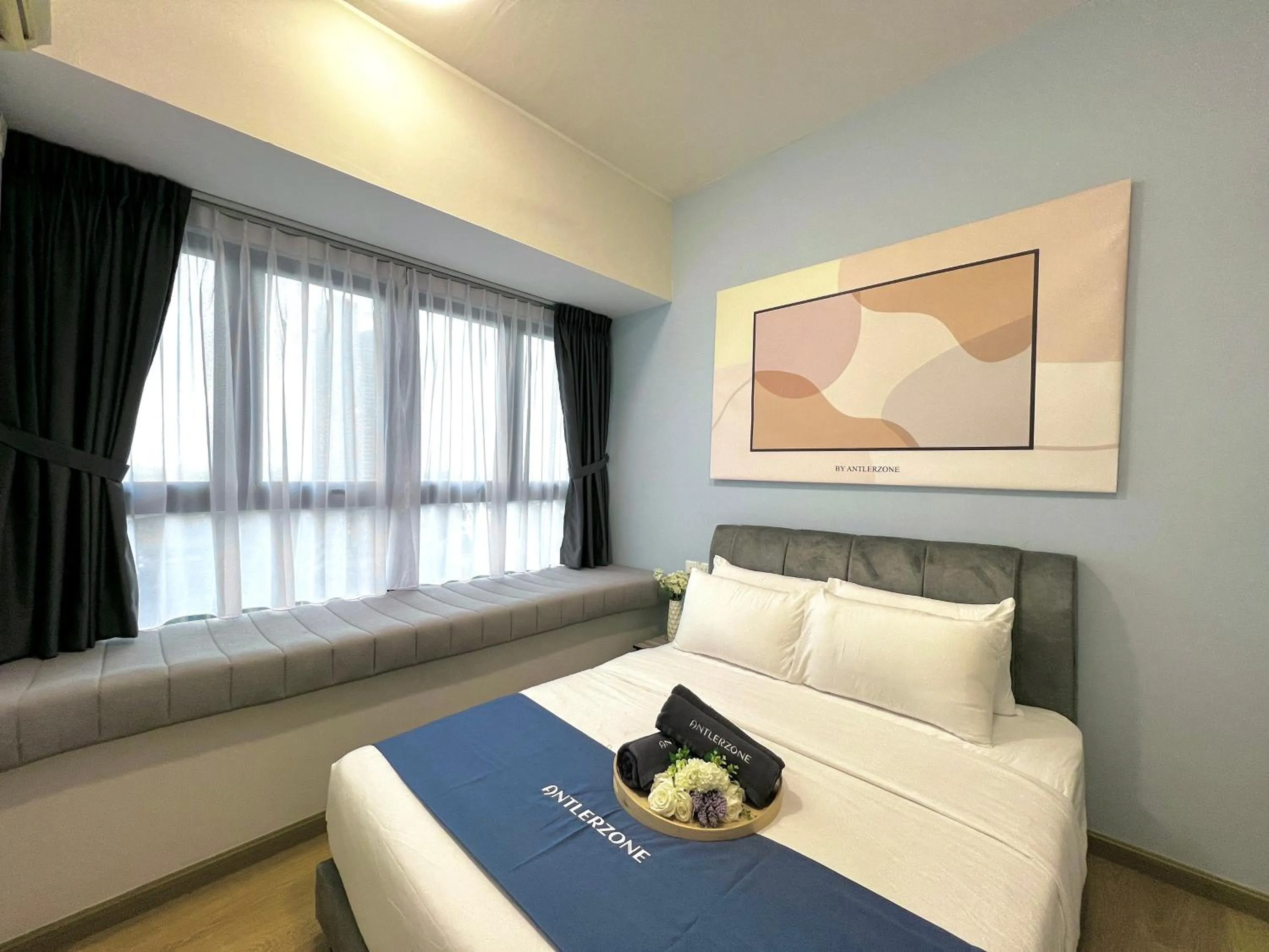 Bed in Country Garden by Antlerzone