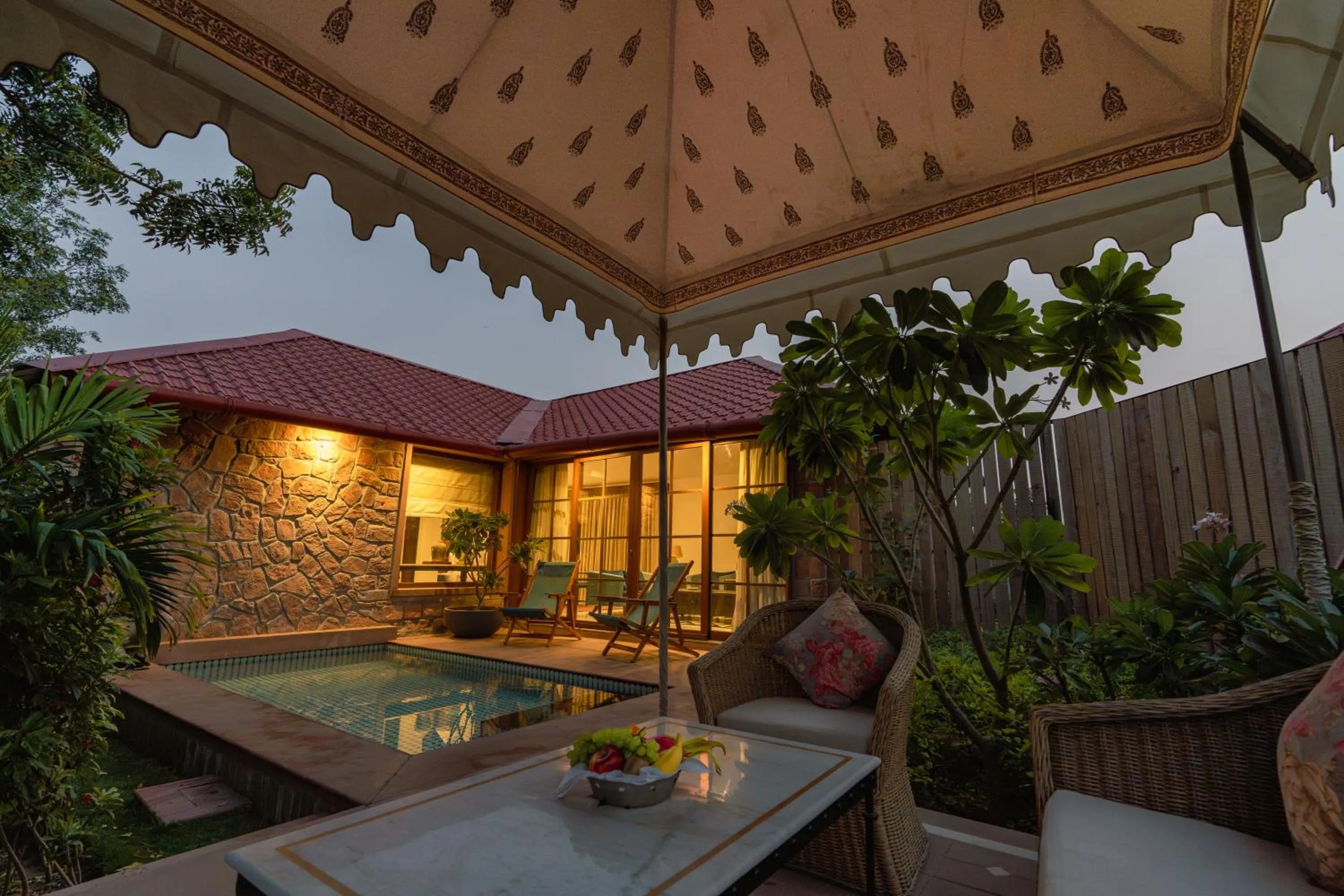 Patio in Surpura Bagh