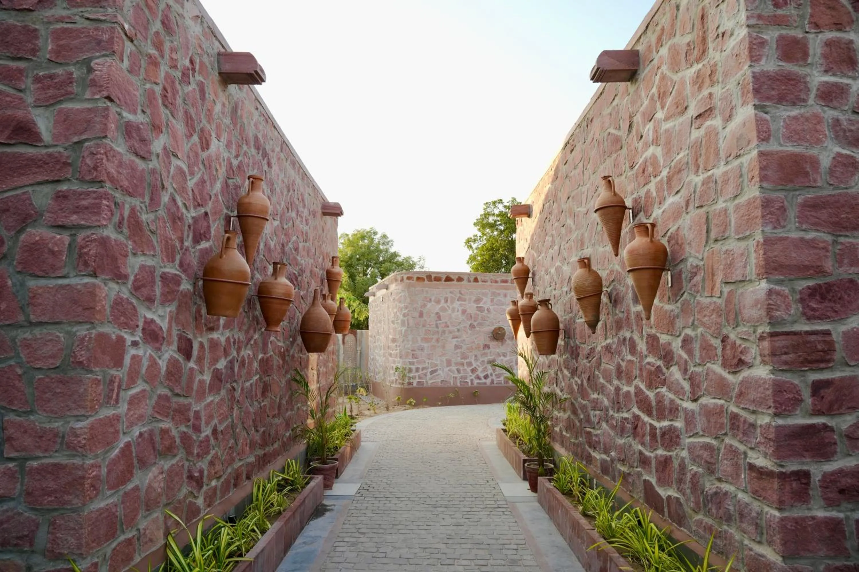 Facade/entrance in Surpura Bagh