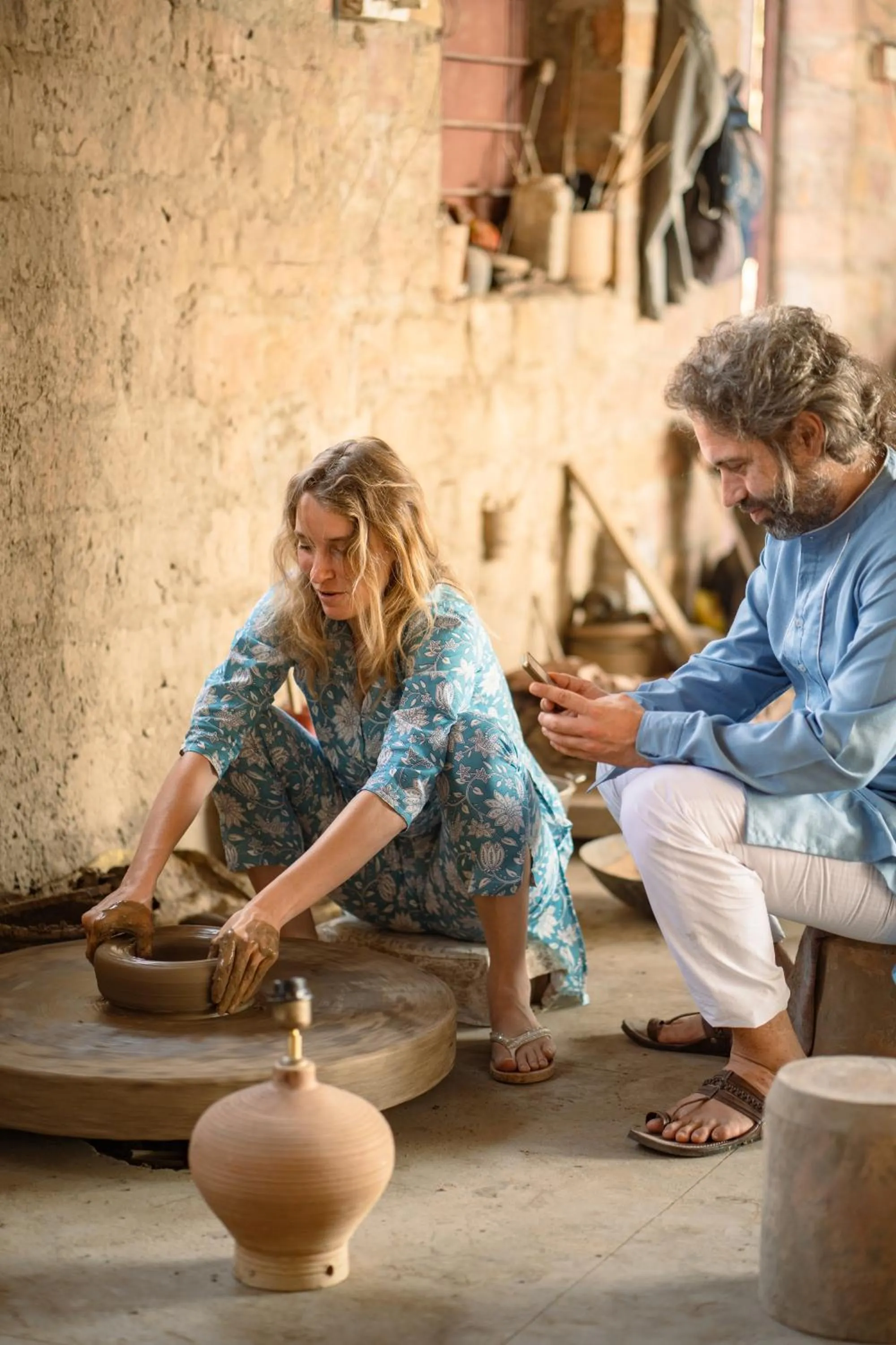 People in Surpura Bagh