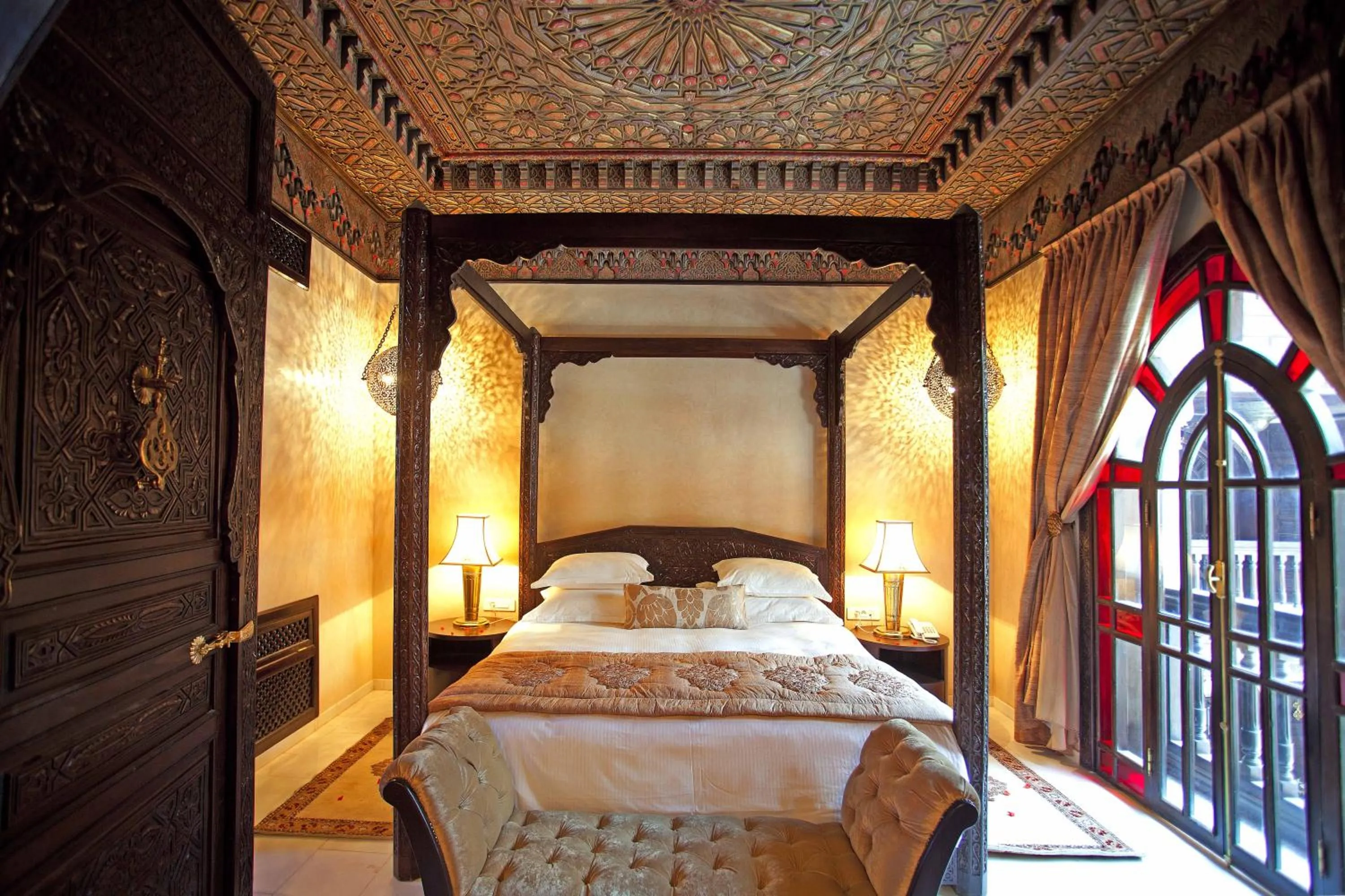 Bed in Palais Shéhérazade & Spa