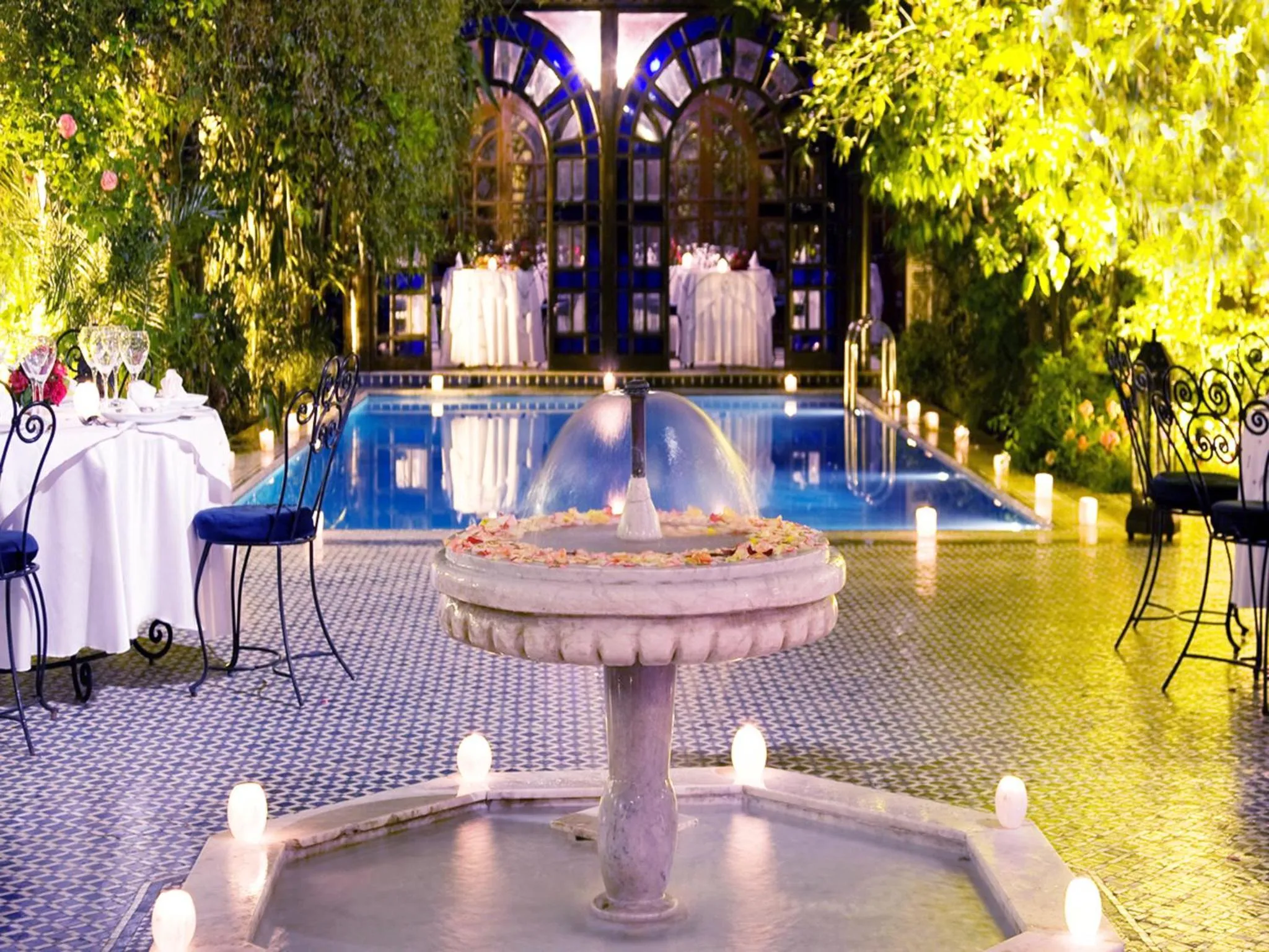 Patio in Palais Shéhérazade & Spa