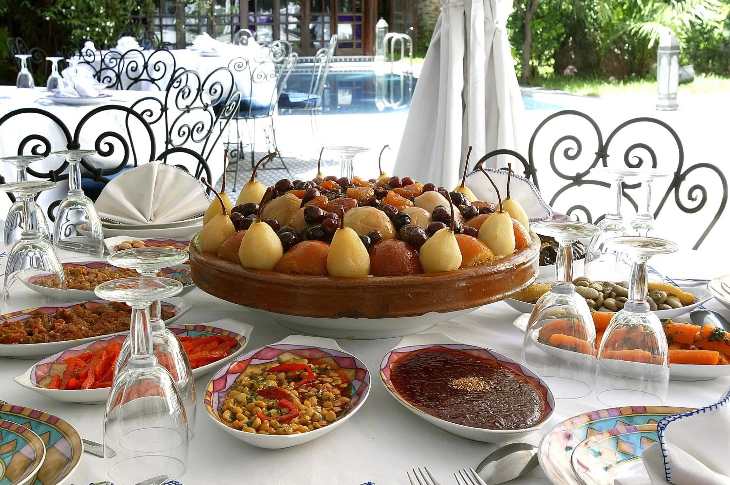 Patio in Palais Shéhérazade & Spa