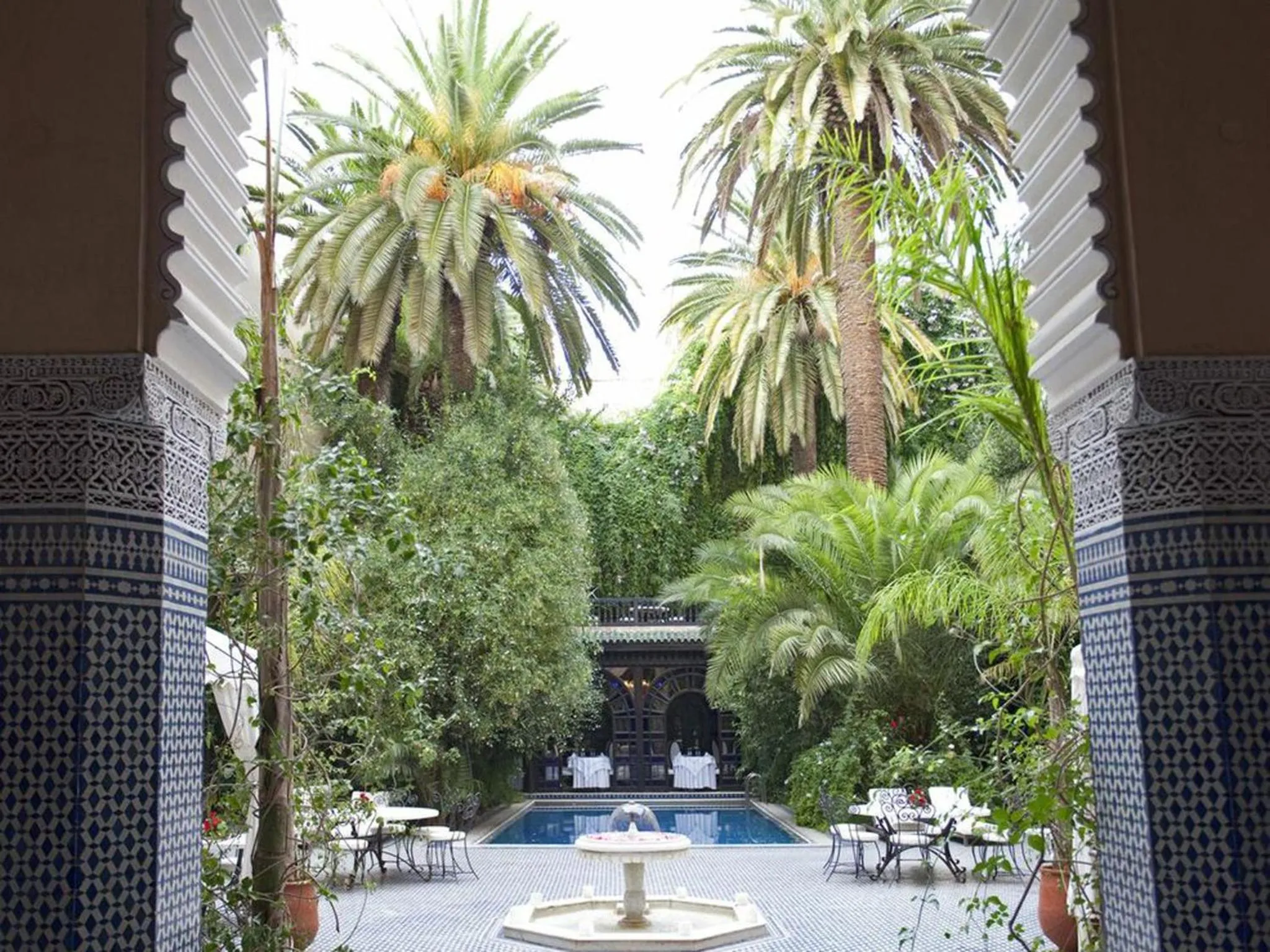 Patio in Palais Shéhérazade & Spa