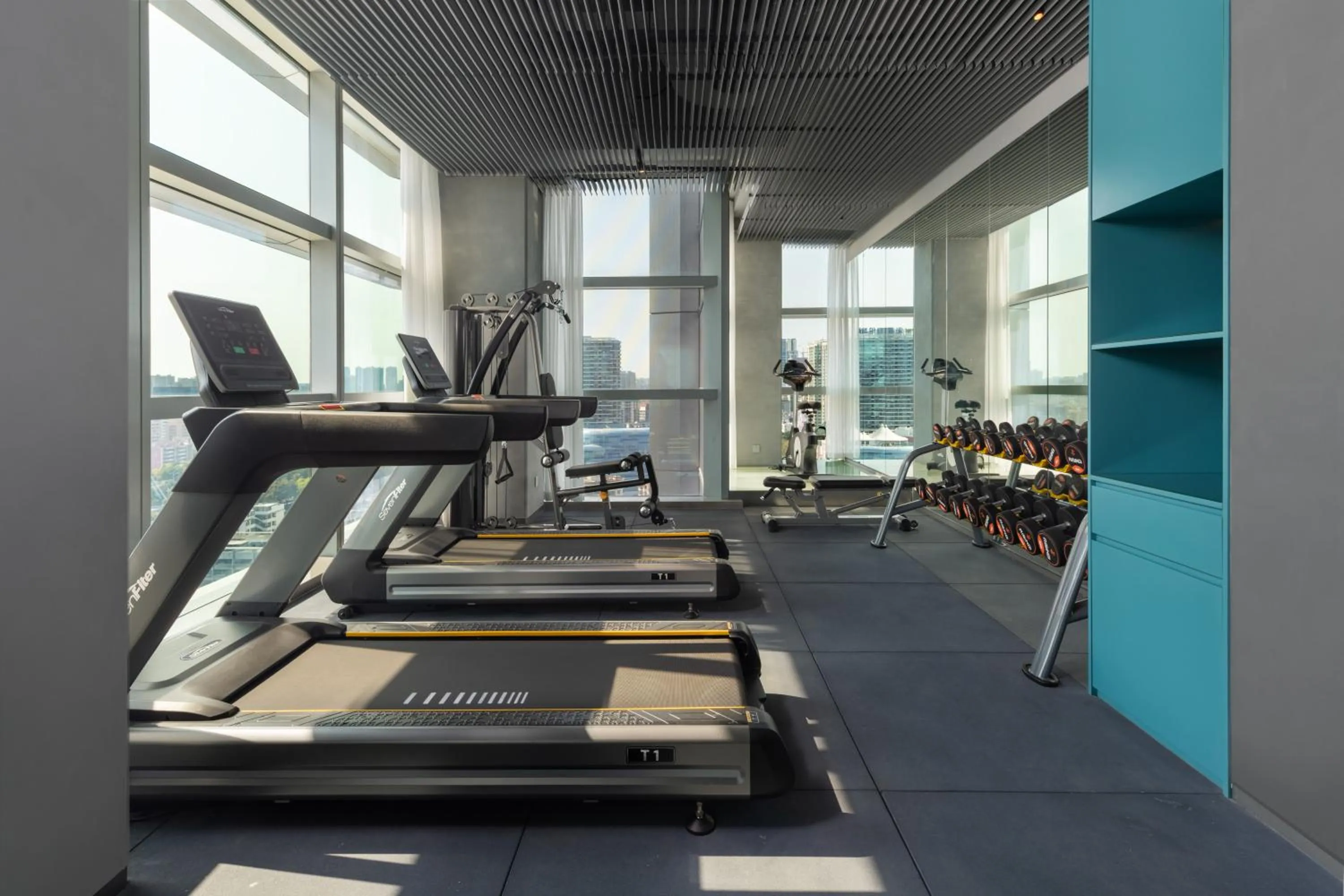 Fitness centre/facilities in Pagoda Hotel Shenzhen Familytrip&BusinessTravel
