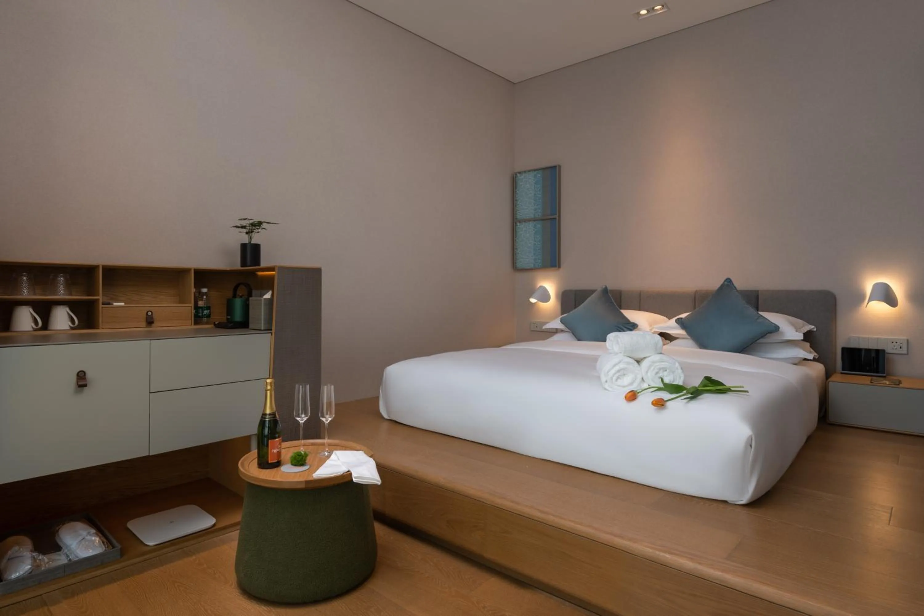 Bed in Pagoda Hotel Shenzhen Familytrip&BusinessTravel