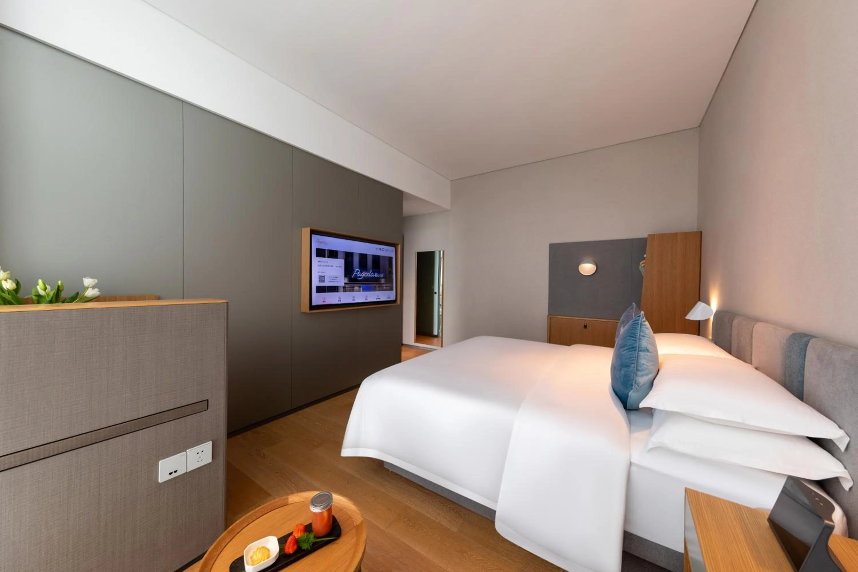 Bed in Pagoda Hotel Shenzhen Familytrip&BusinessTravel