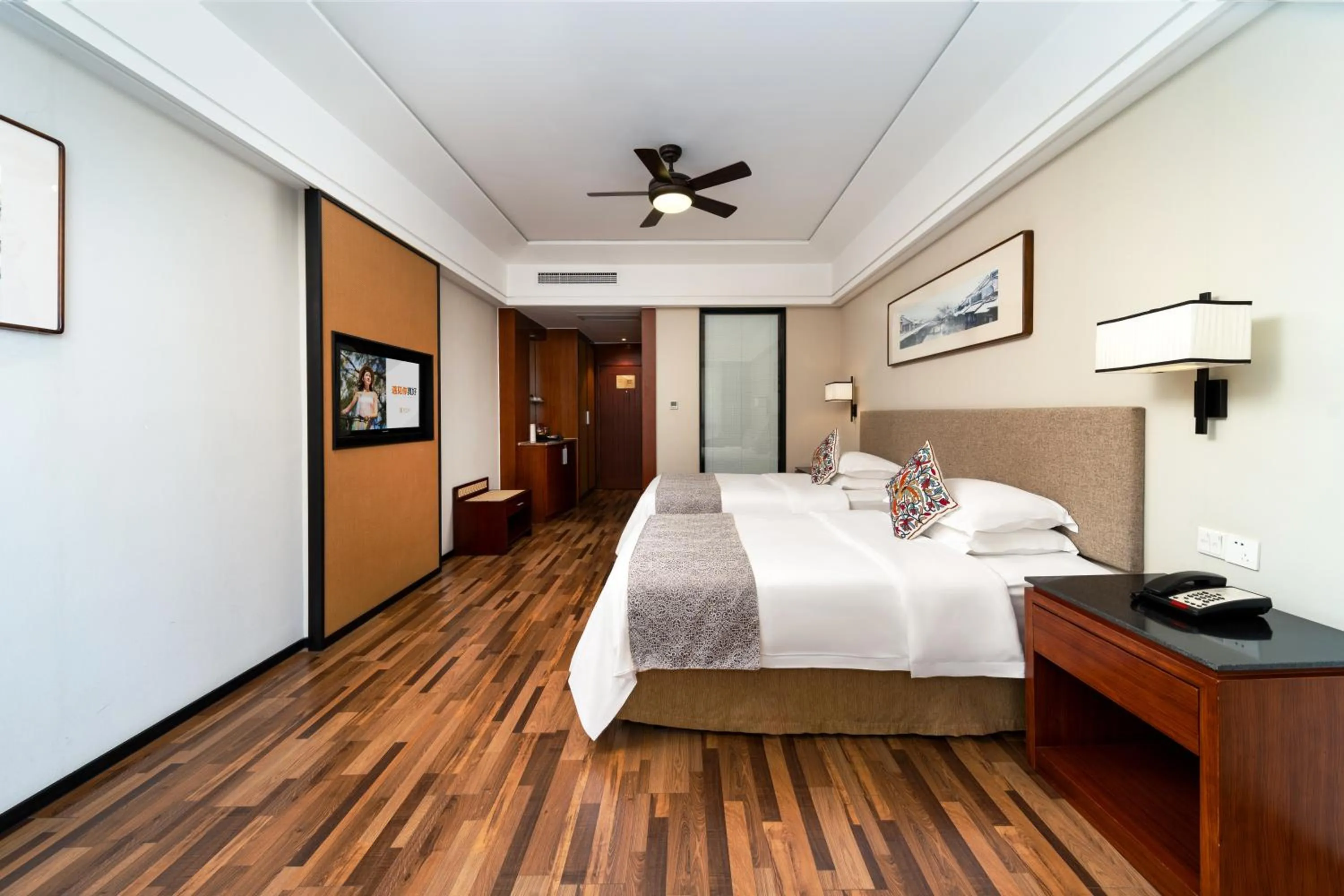 Bed in Luoxingge SSAW Boutiquel Hotel