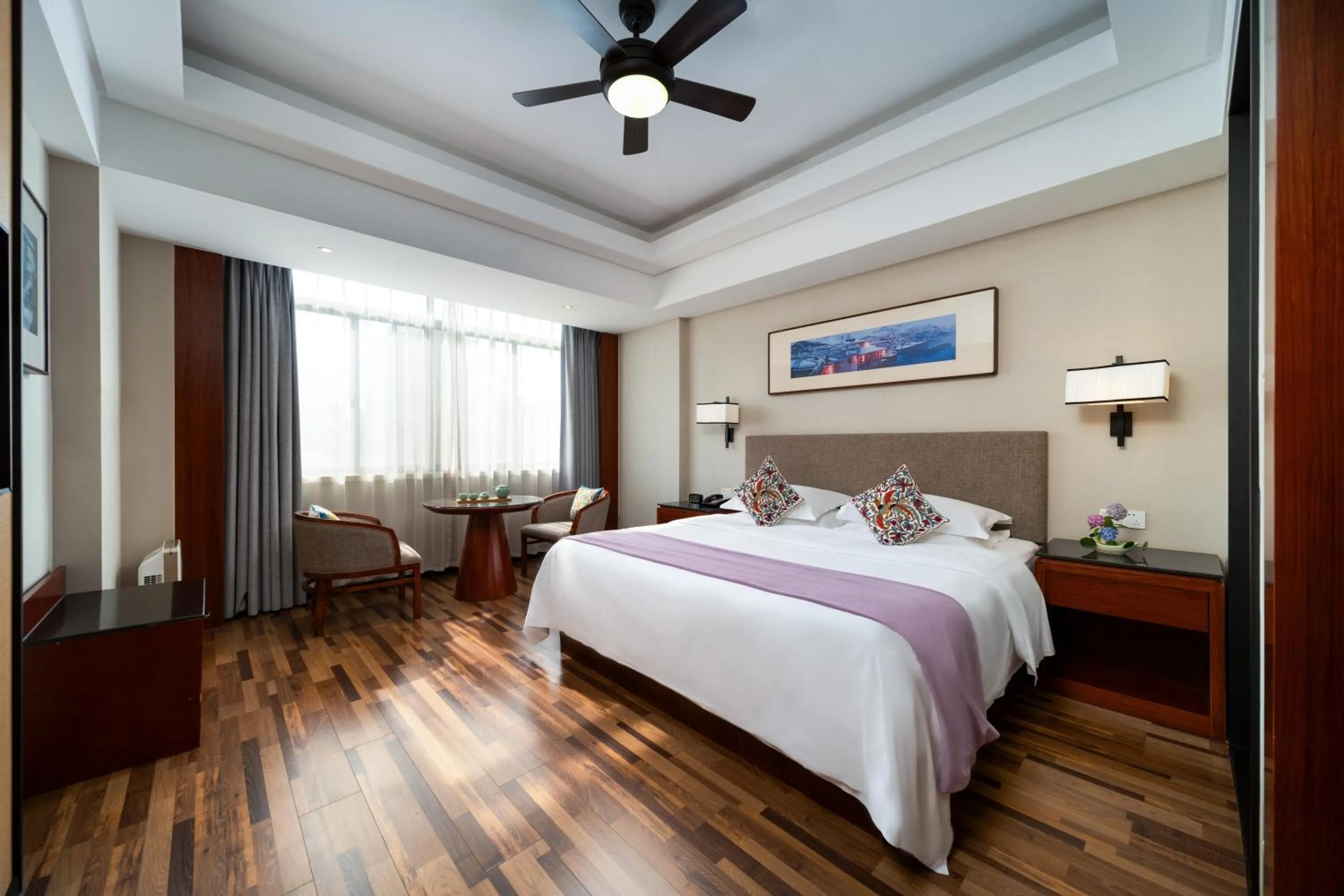 Bed in Luoxingge SSAW Boutiquel Hotel