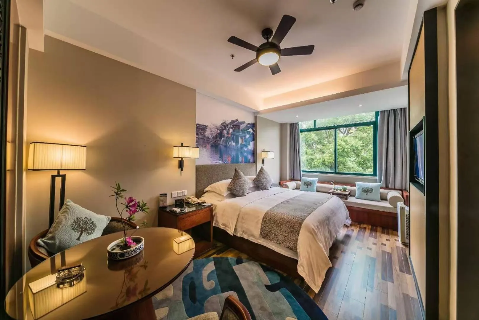 Bed in Luoxingge SSAW Boutiquel Hotel