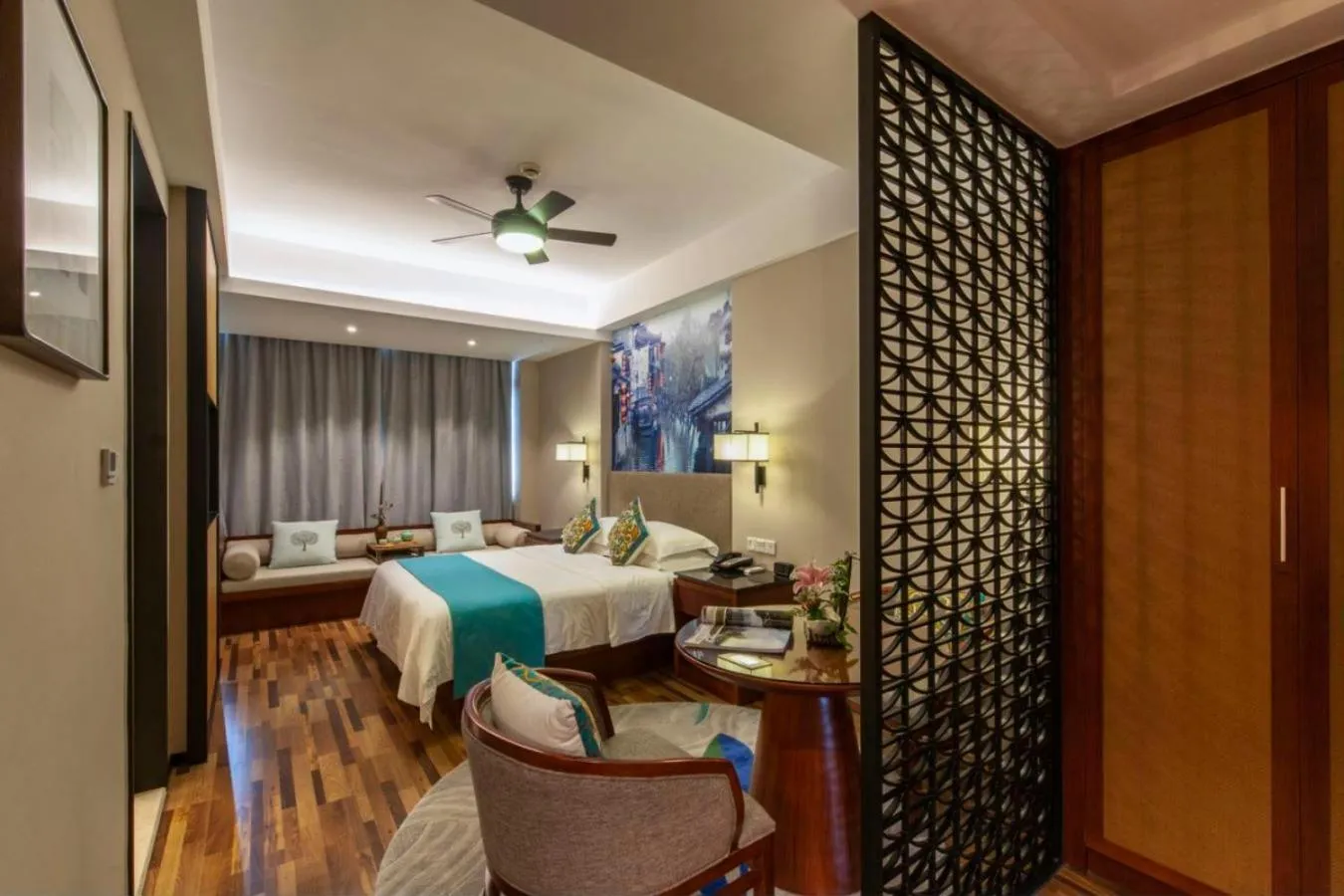 Bed in Luoxingge SSAW Boutiquel Hotel