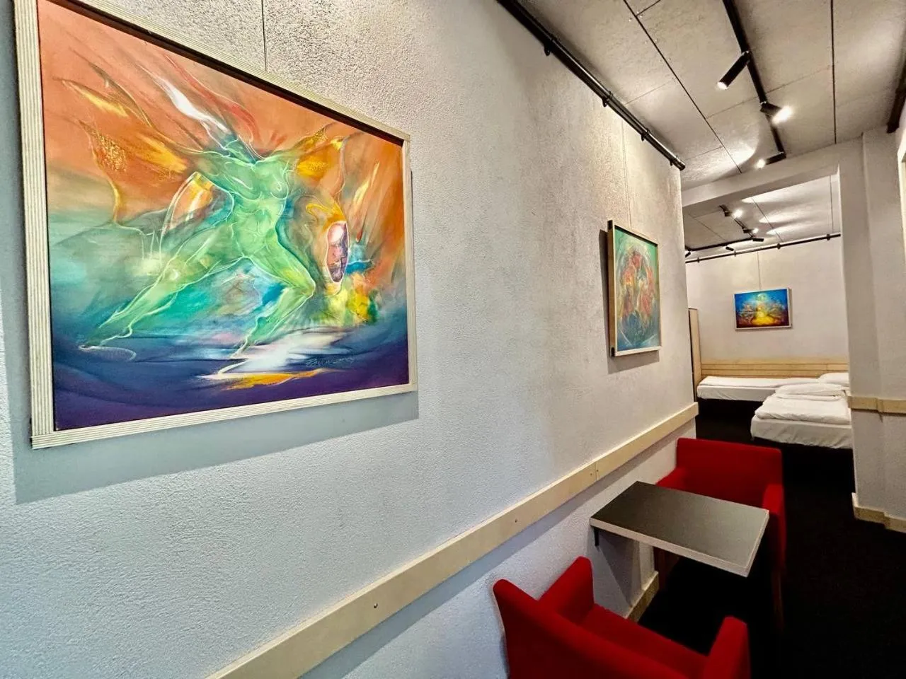 Seating area in Art Hotel 158