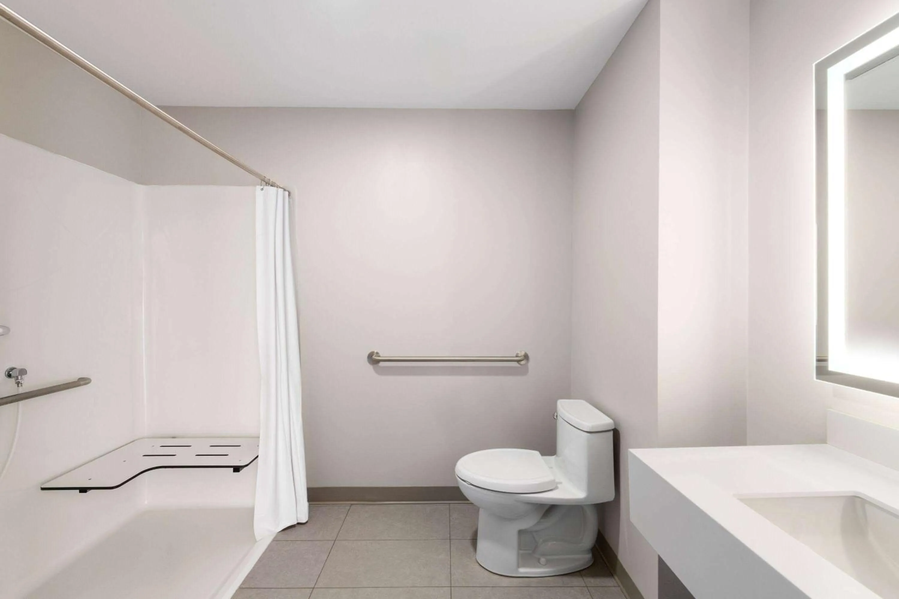 Shower in Microtel Inn & Suites by Wyndham Lachute