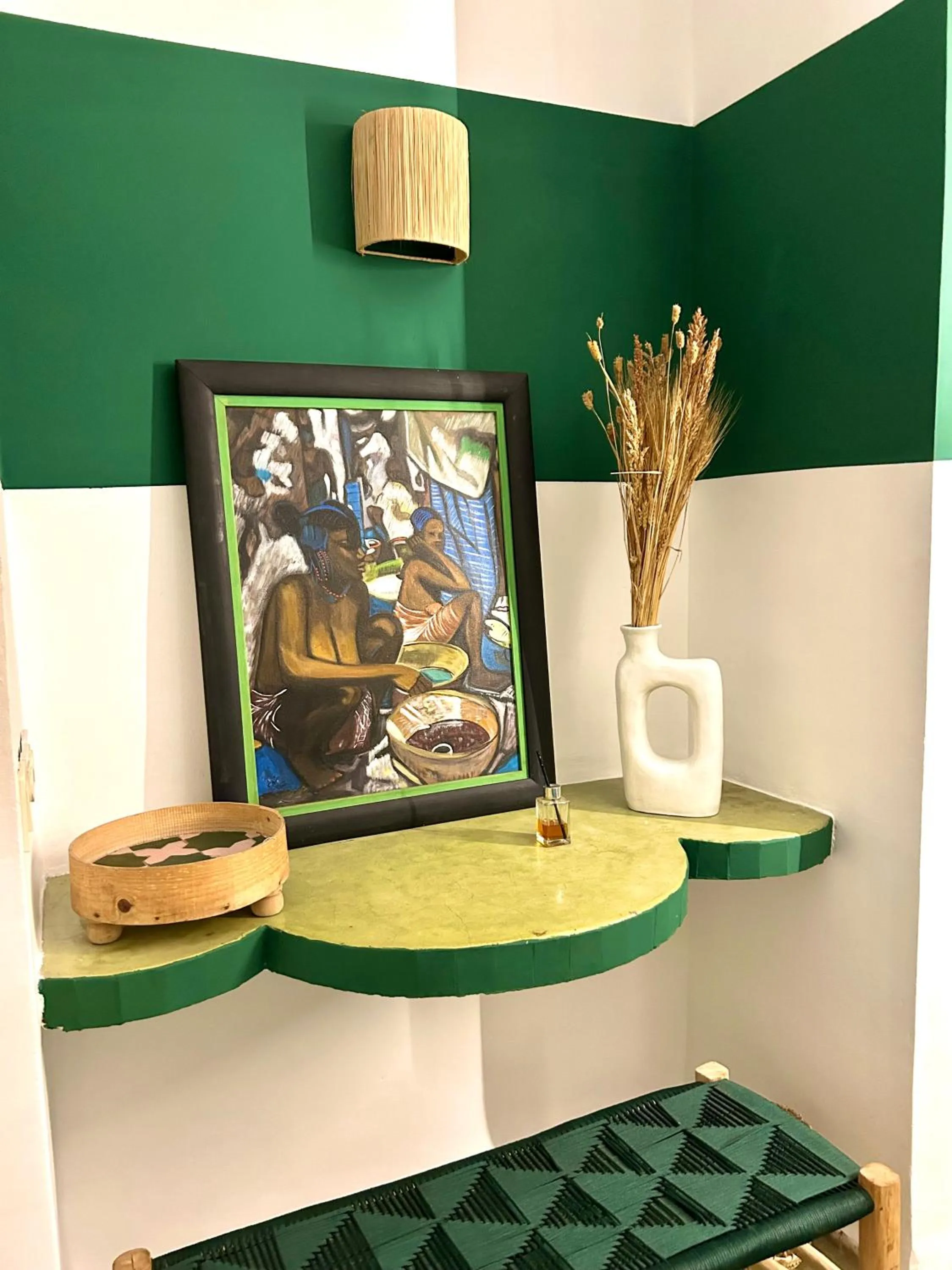 Photo of the whole room in Riad Lauriers Blancs