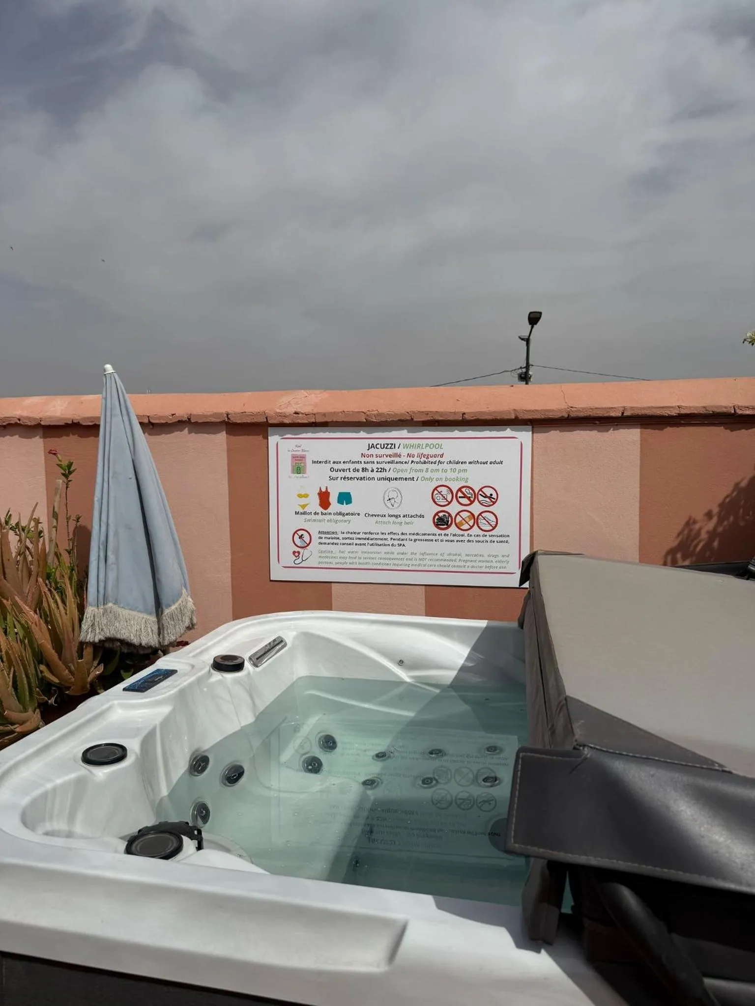 Balcony/Terrace in Riad Lauriers Blancs