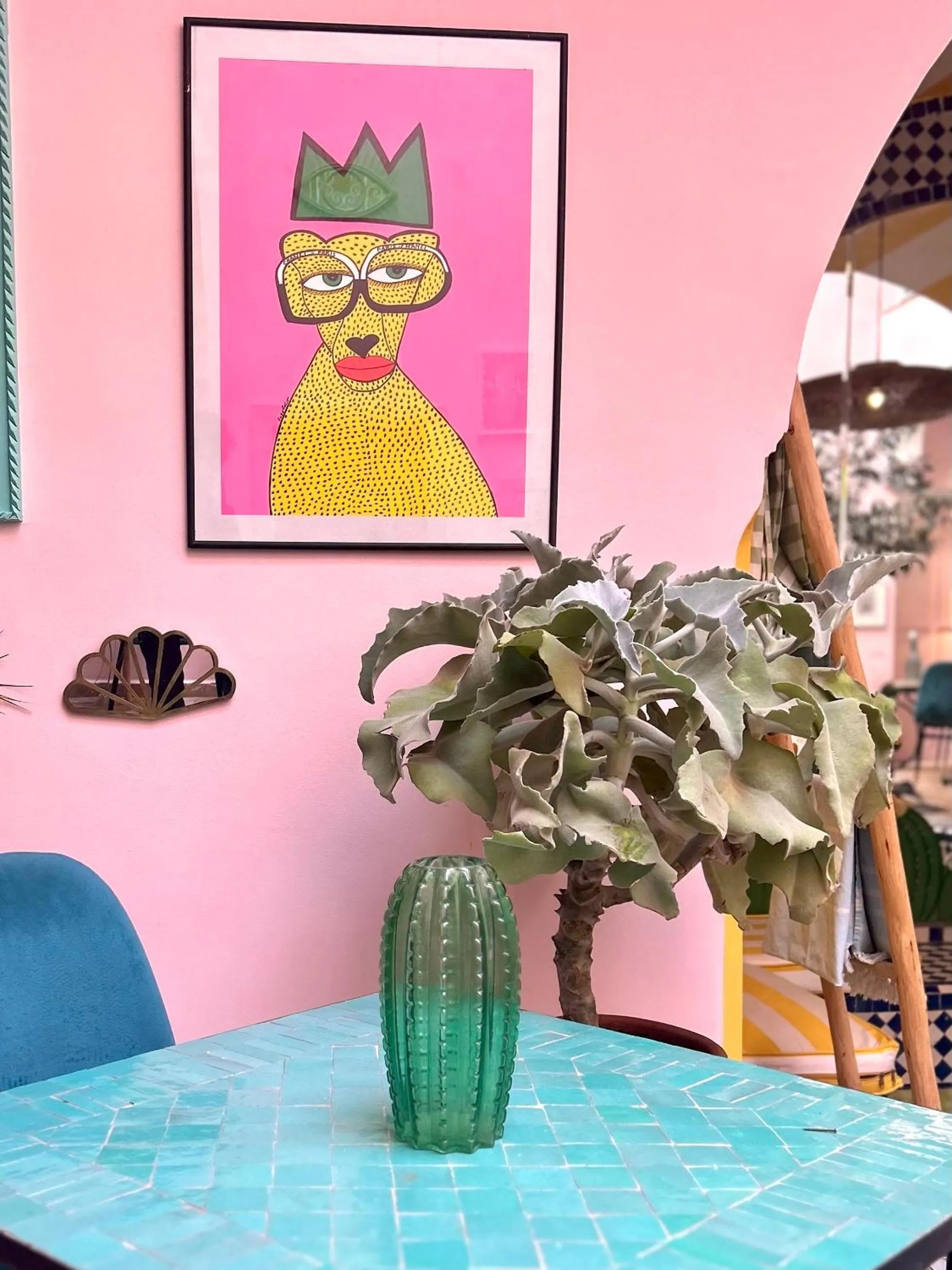 Patio in Riad Lauriers Blancs