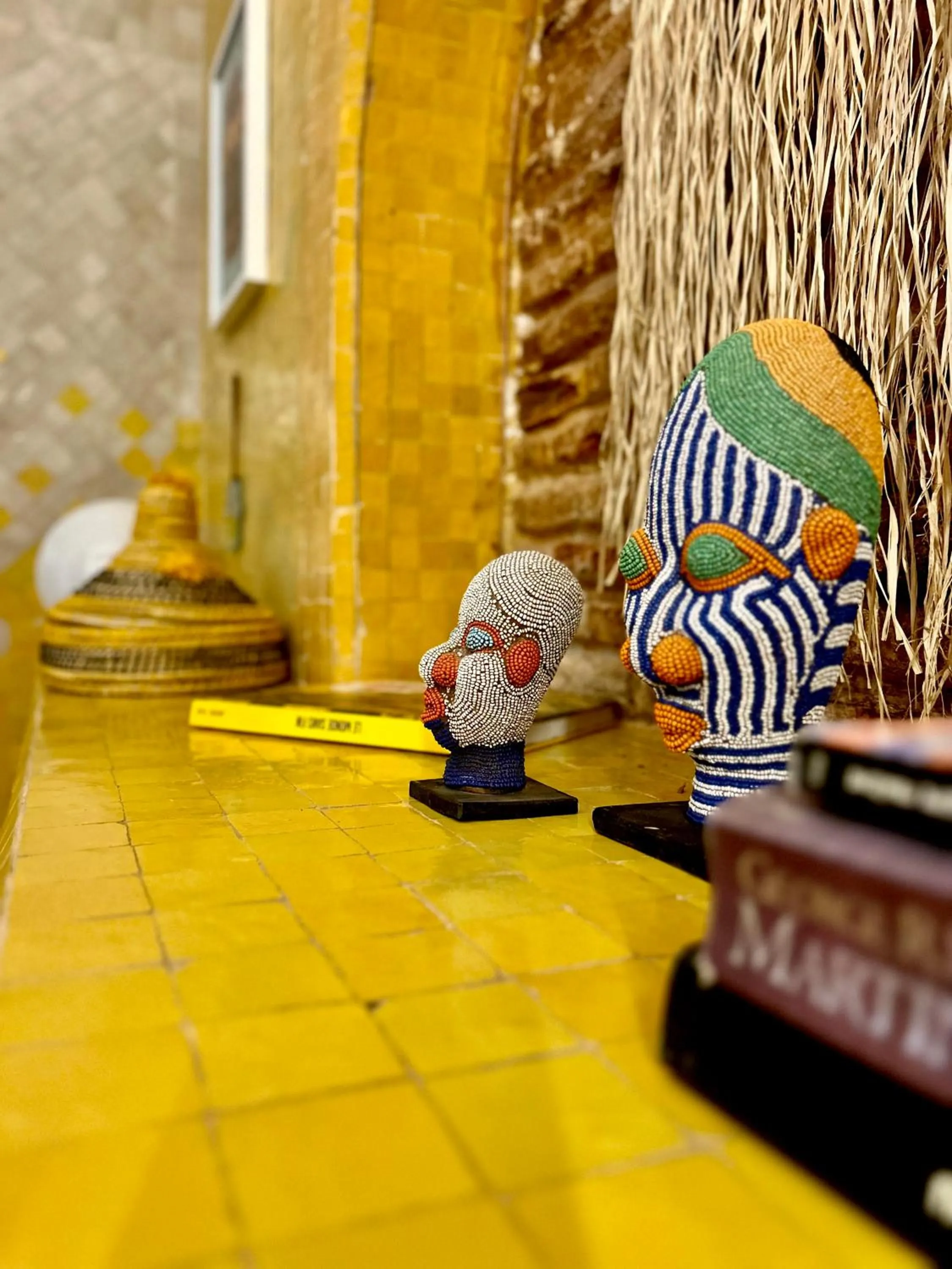 Decorative detail in Riad Lauriers Blancs