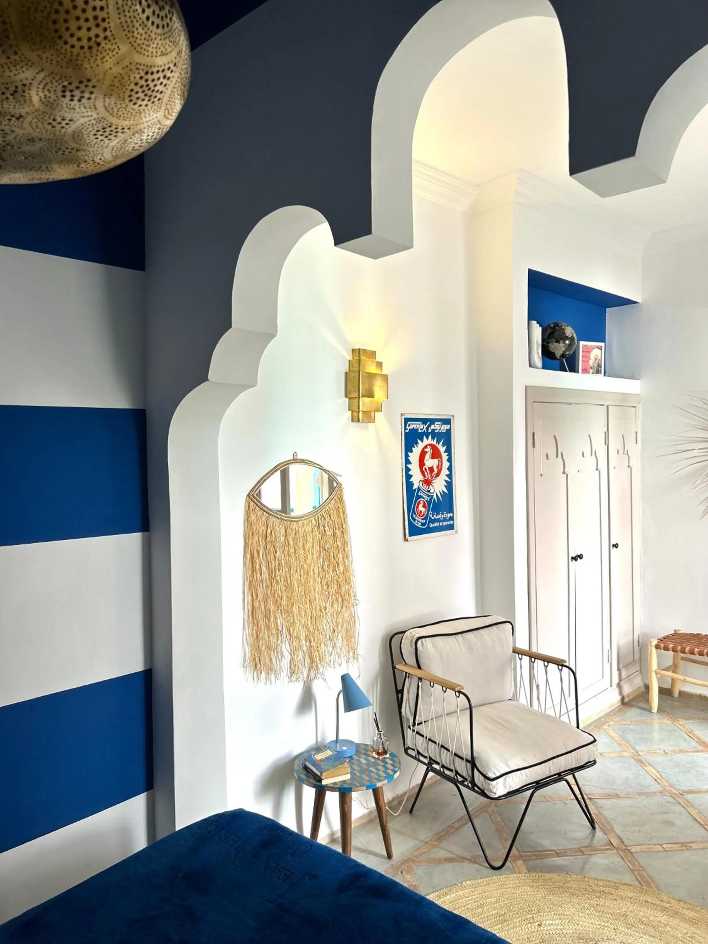 Photo of the whole room in Riad Lauriers Blancs