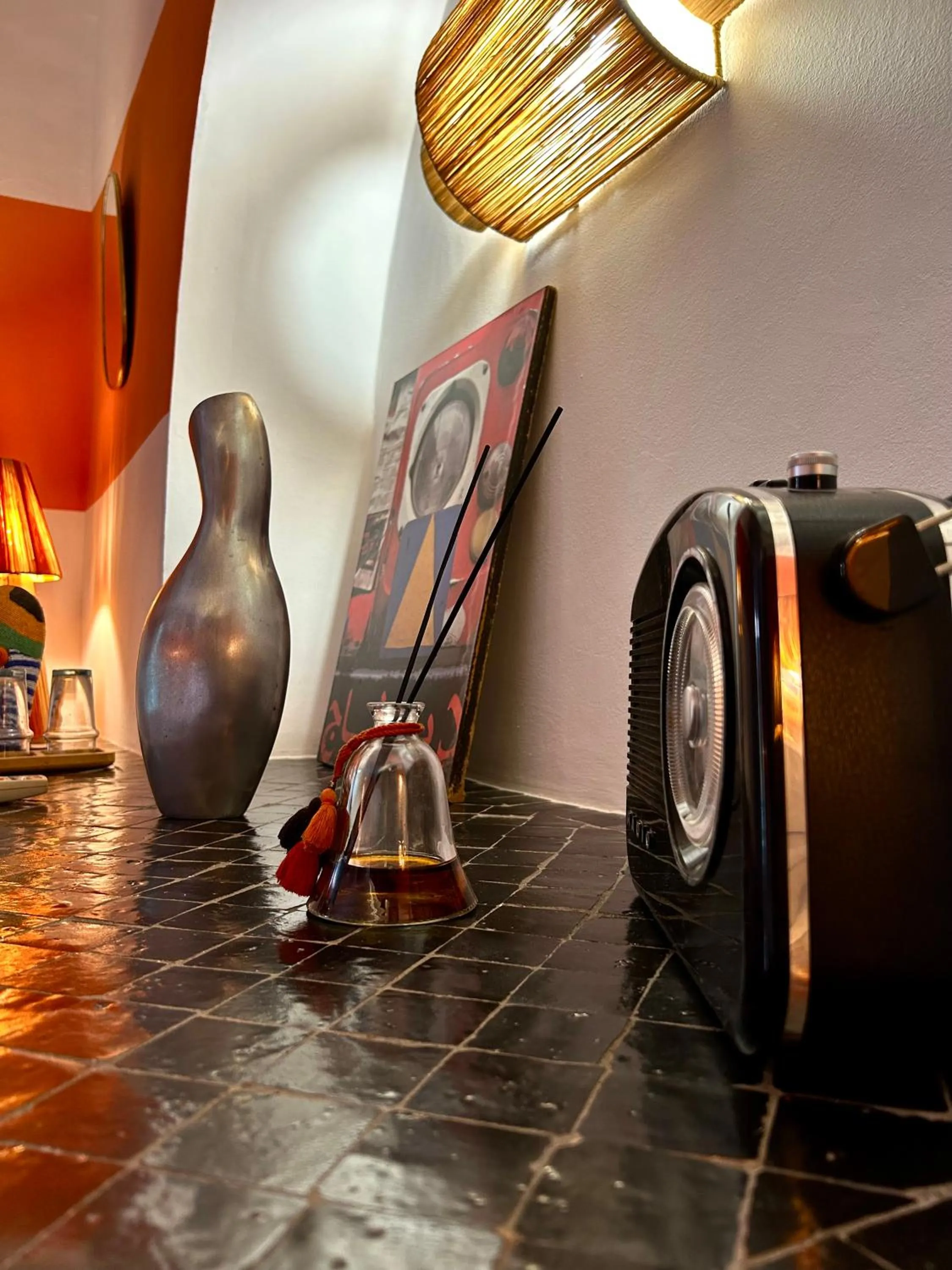 Decorative detail in Riad Lauriers Blancs