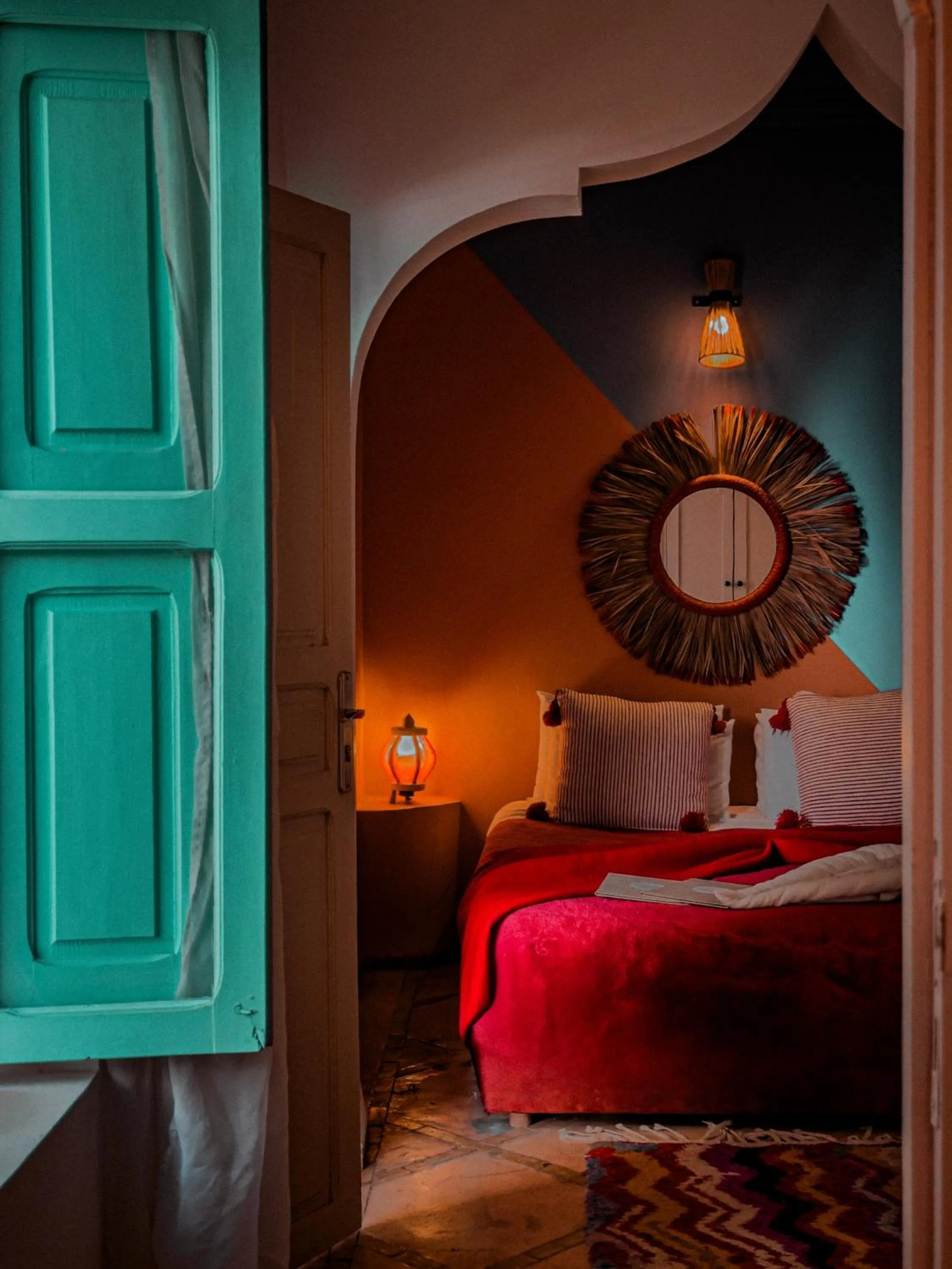 Bed in Riad Lauriers Blancs