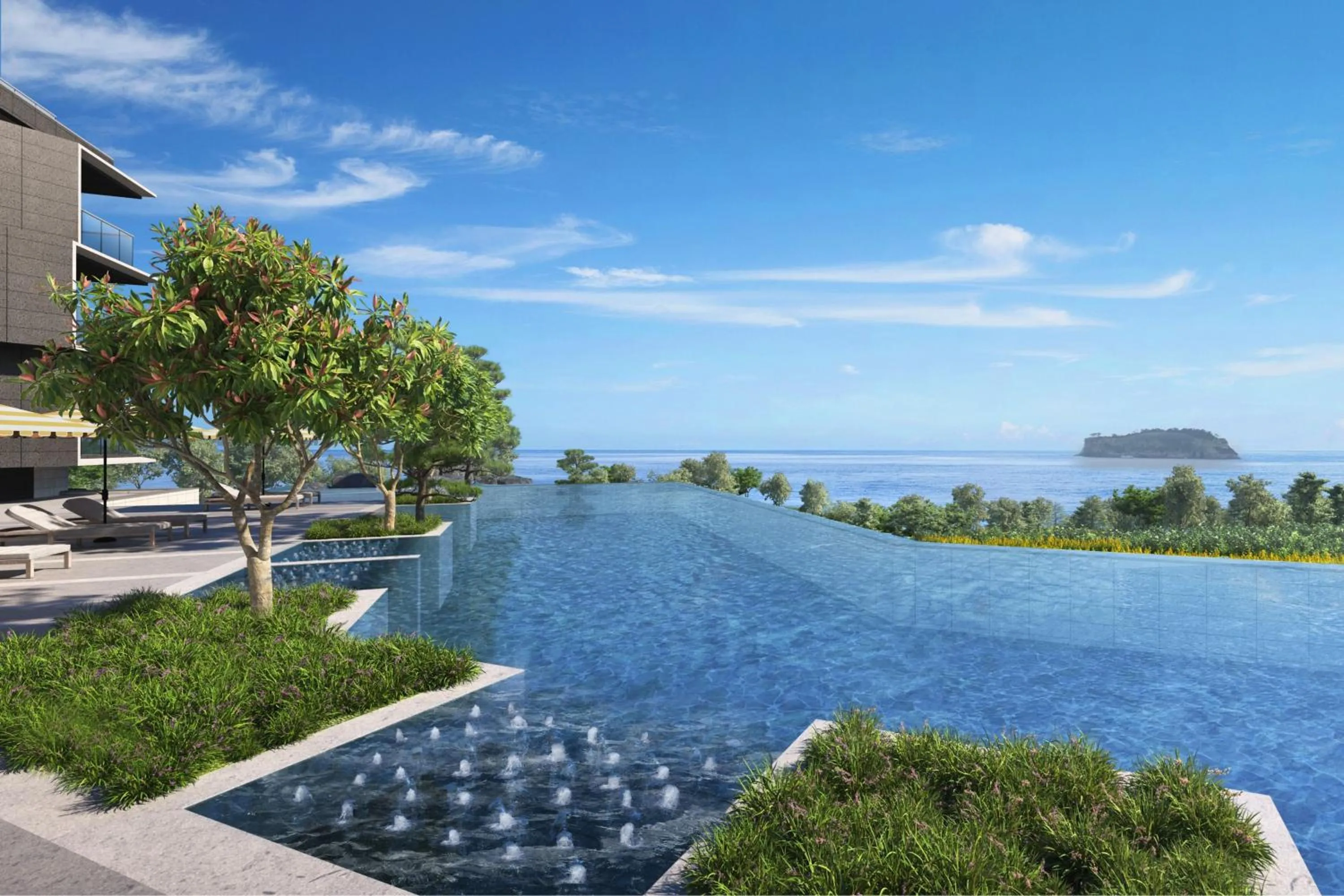 Swimming pool in JW Marriott Jeju Resort & Spa