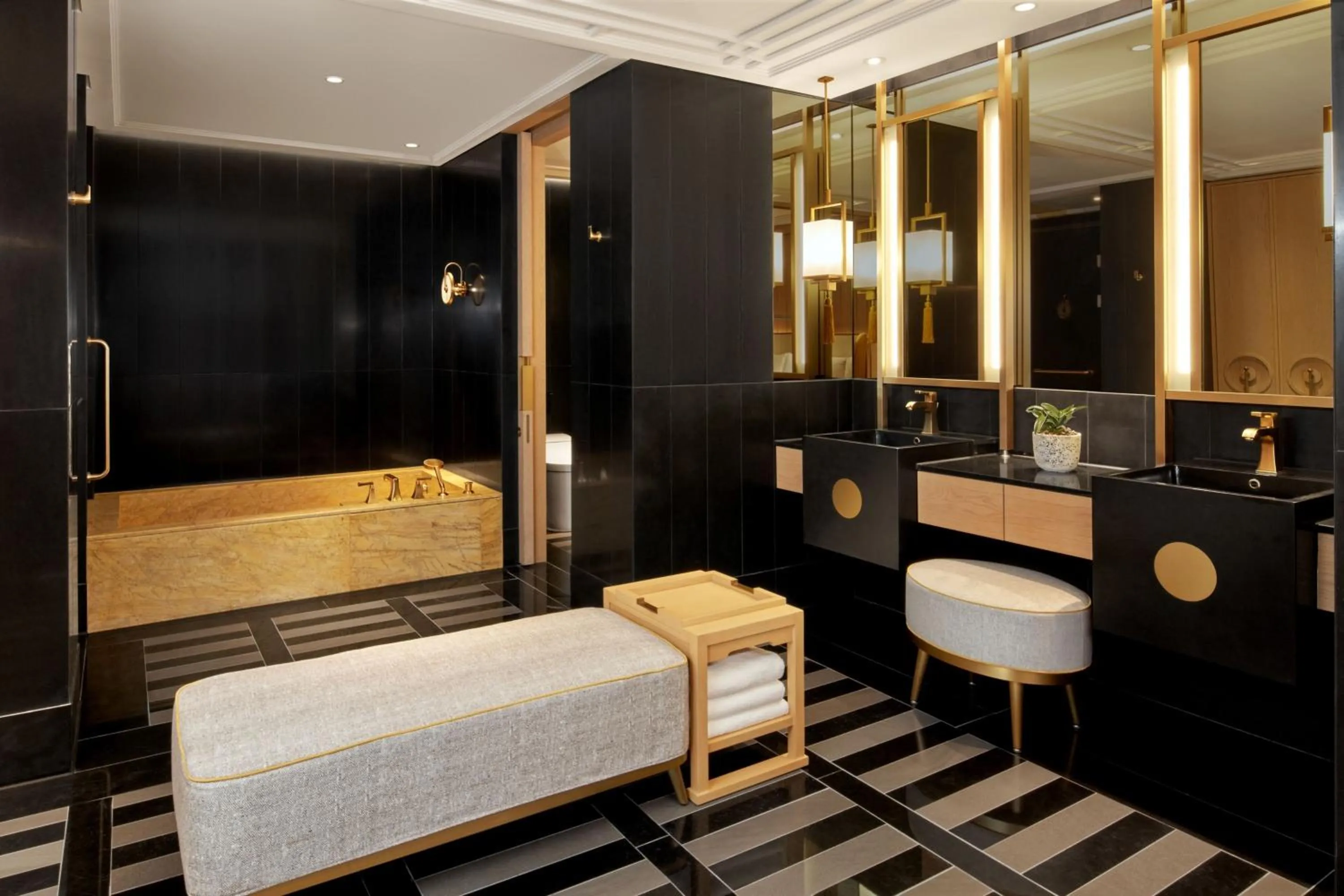 Bathroom, Bed in JW Marriott Jeju Resort & Spa