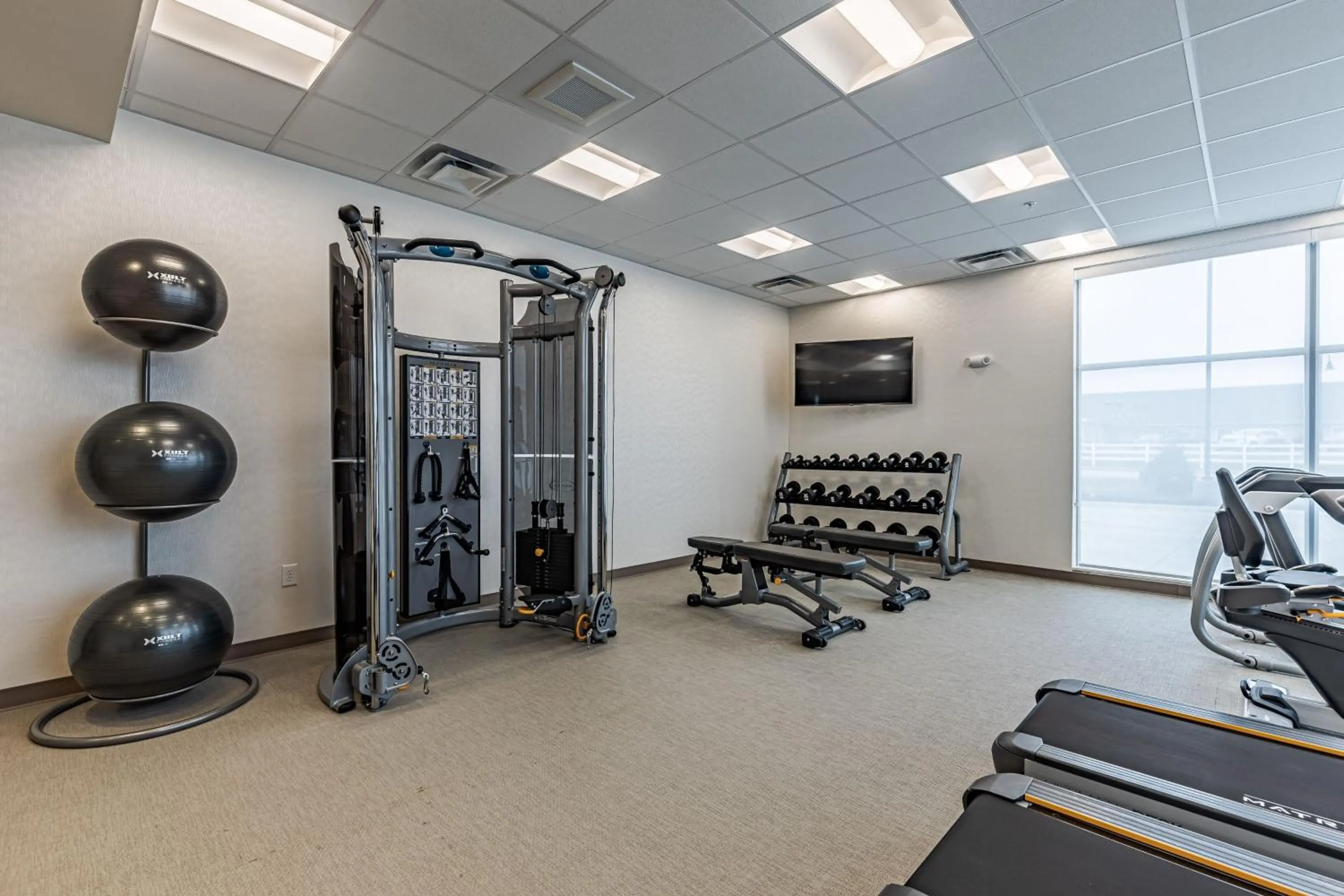 Fitness centre/facilities in SpringHill Suites by Marriott Detroit Sterling Heights