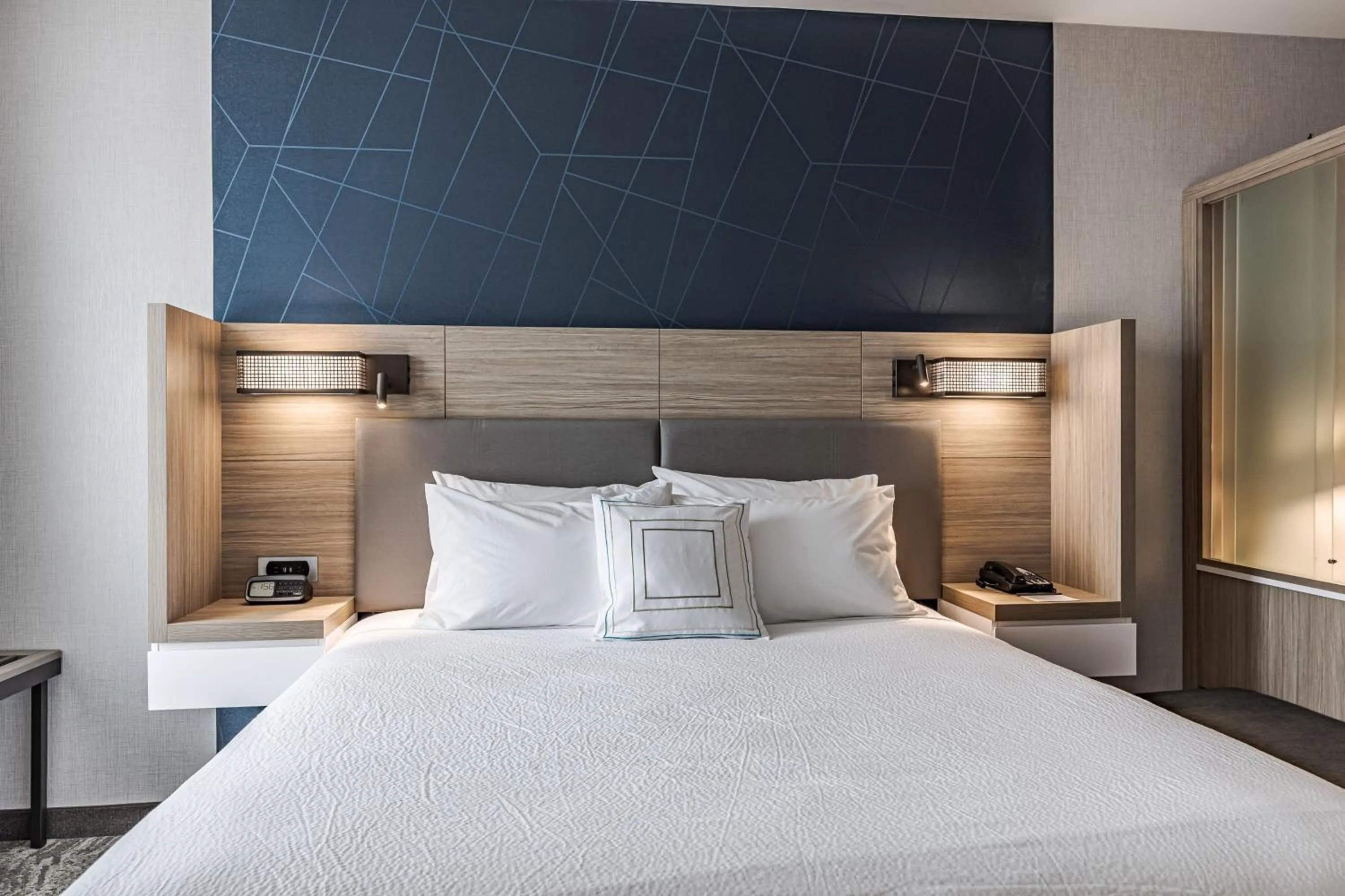 Photo of the whole room, Bed in SpringHill Suites by Marriott Detroit Sterling Heights