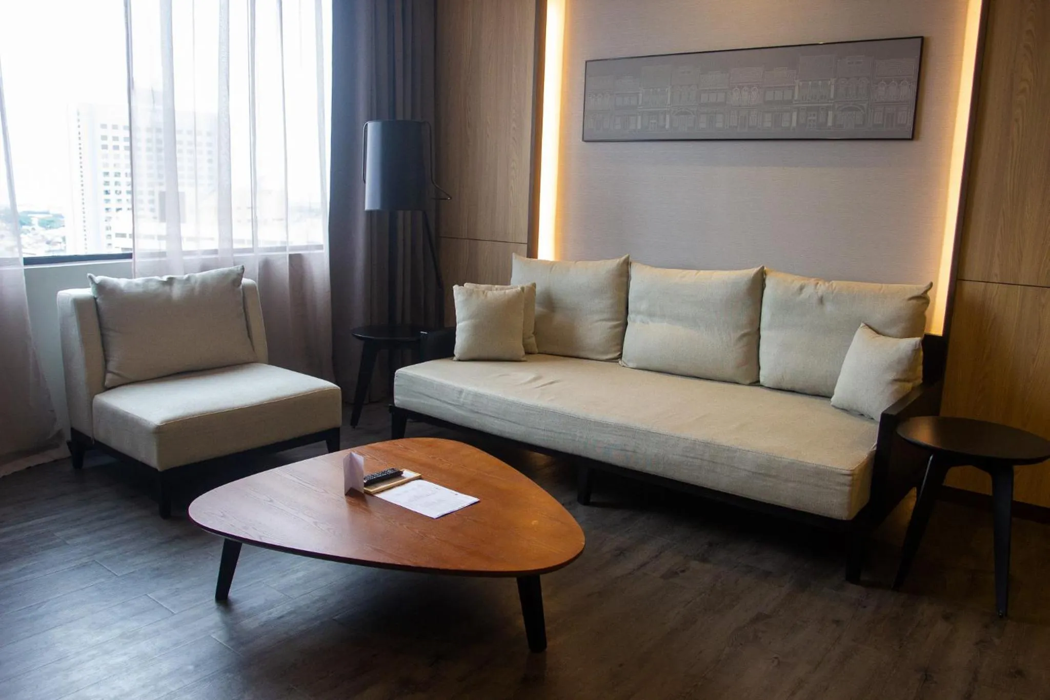 Living room in Courtyard by Marriott Melaka