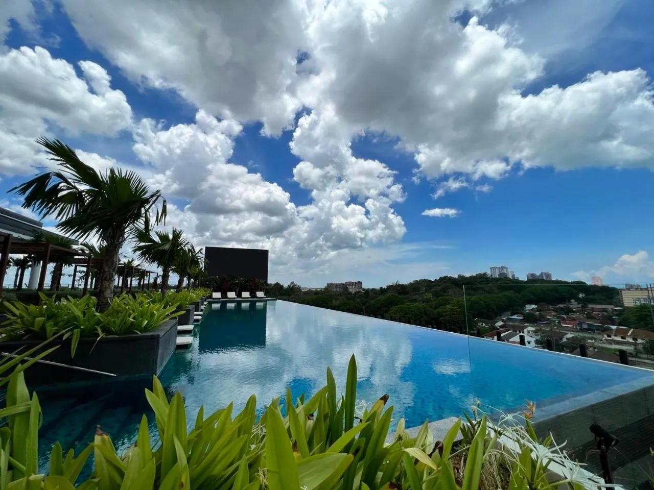 Pool view in Courtyard by Marriott Melaka