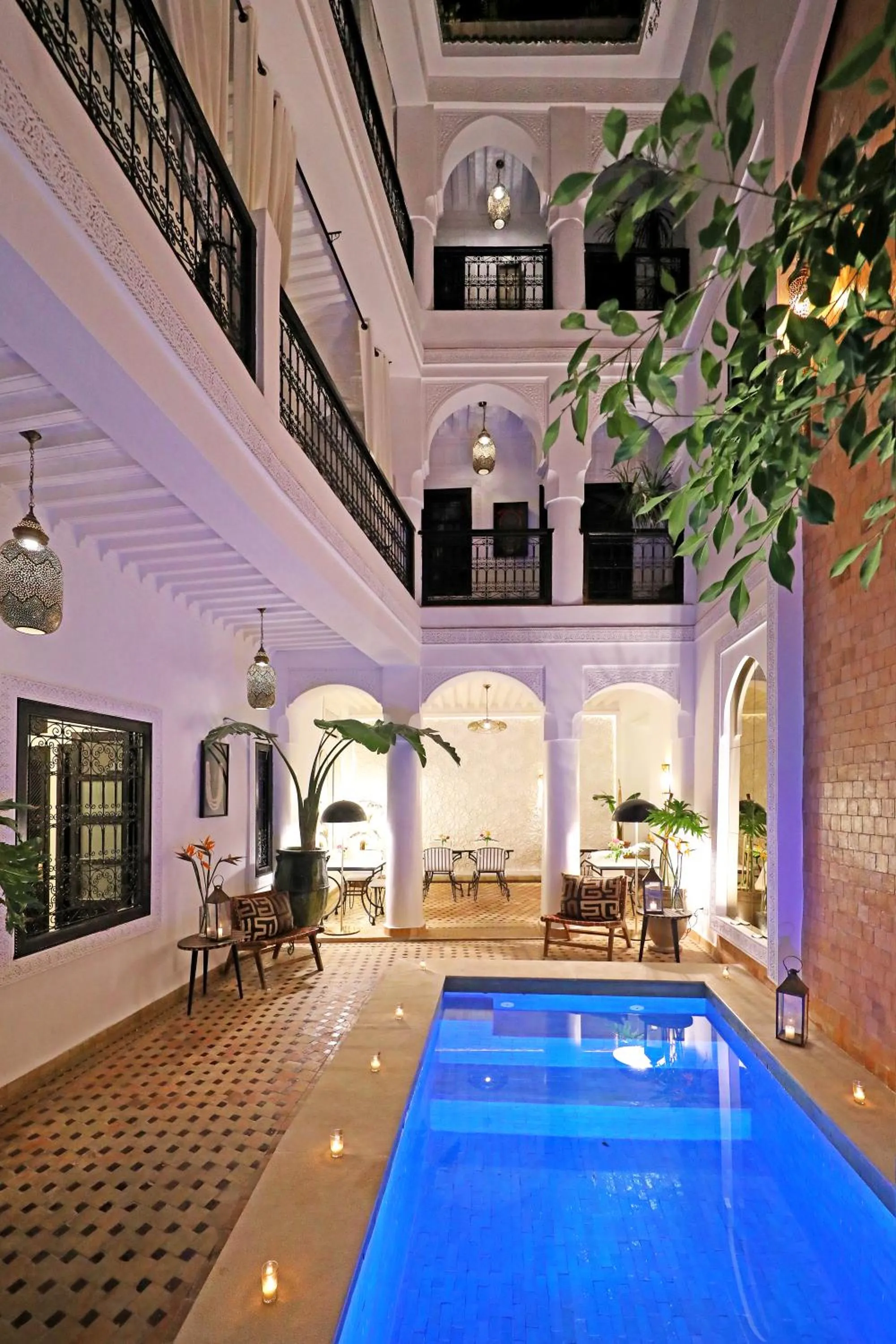 Patio in Riad Dar Beldia and Spa