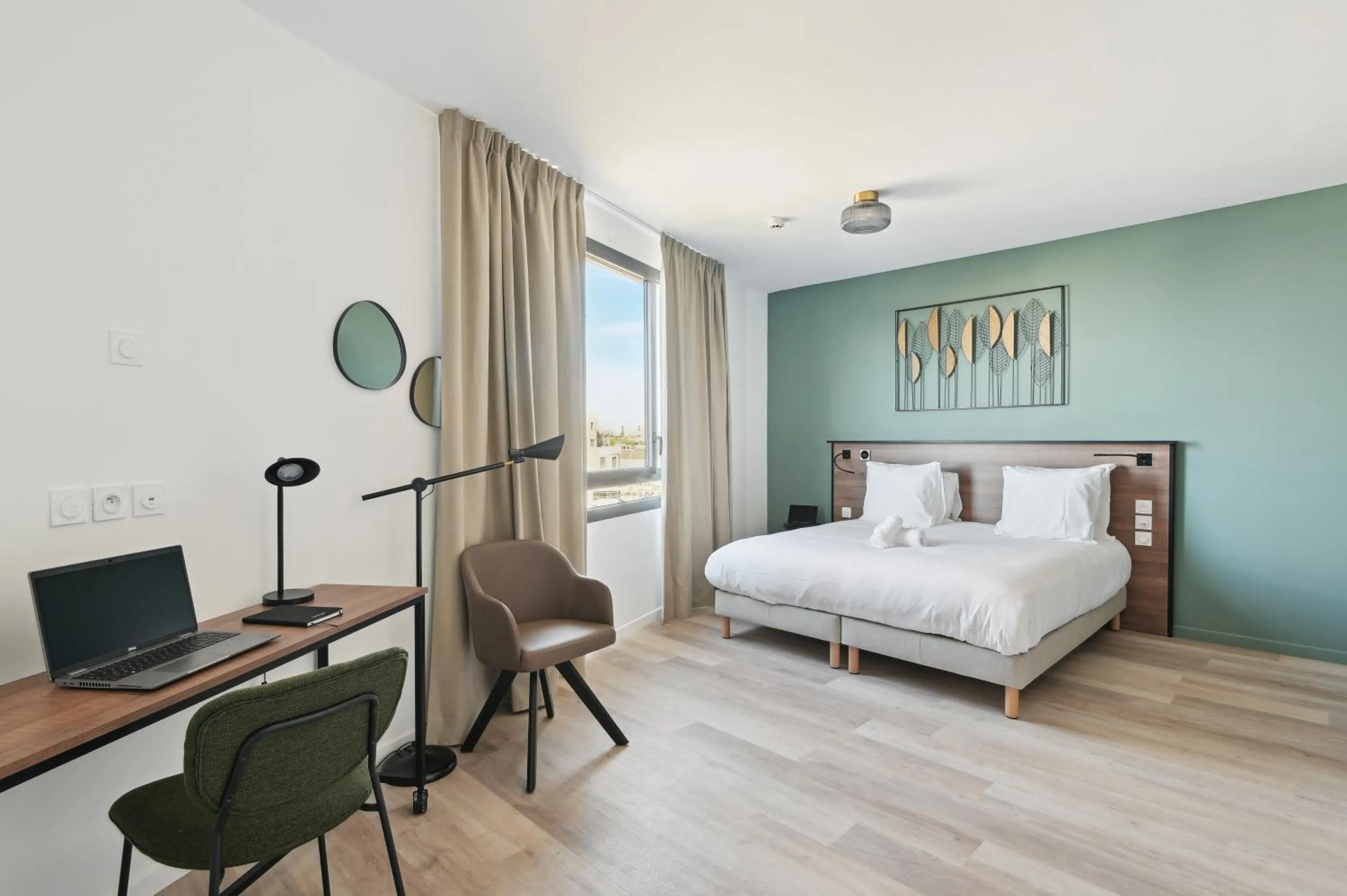 Bed in All Suites Paris Ouest Colombes