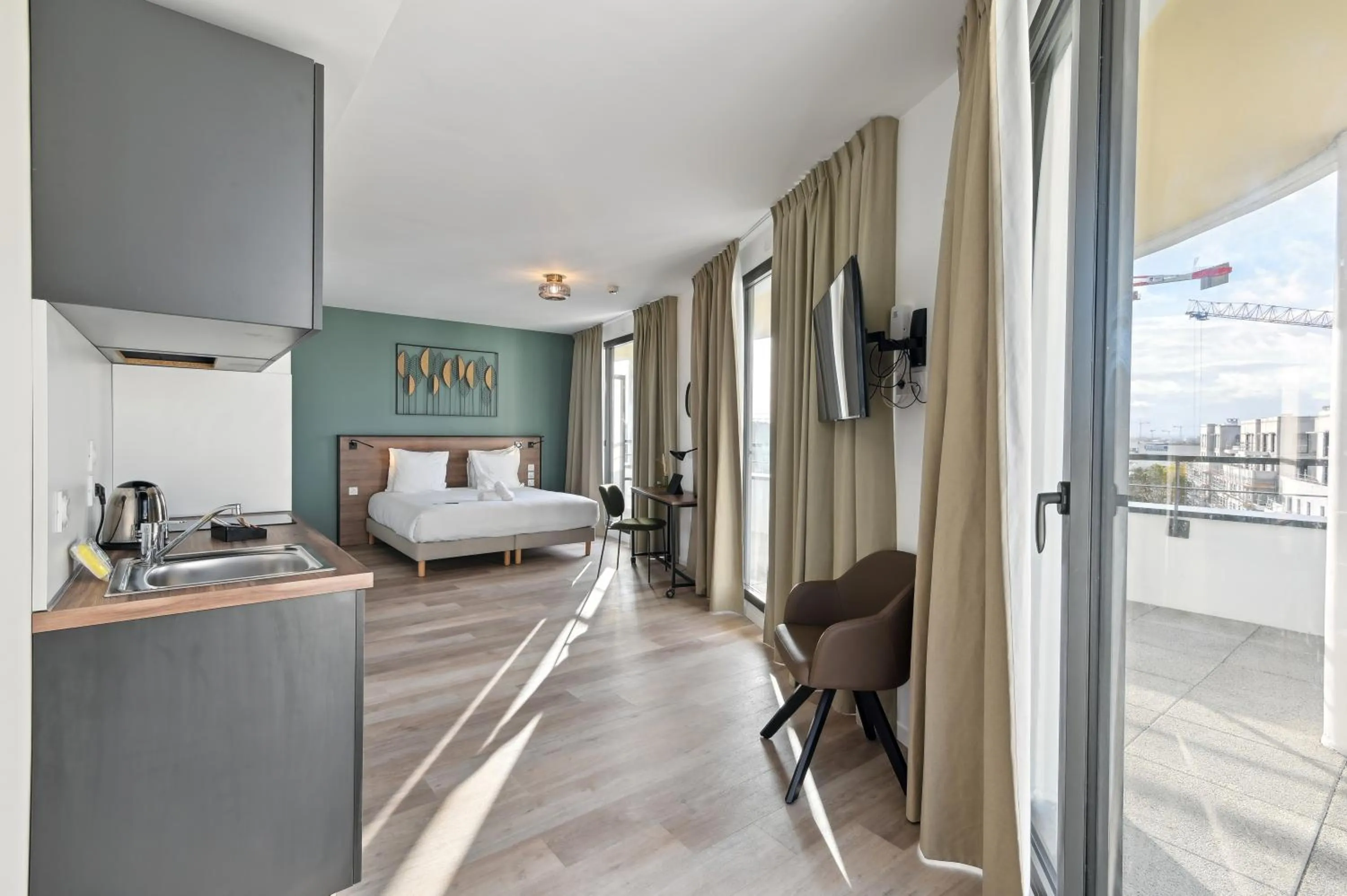Bed in All Suites Paris Ouest Colombes