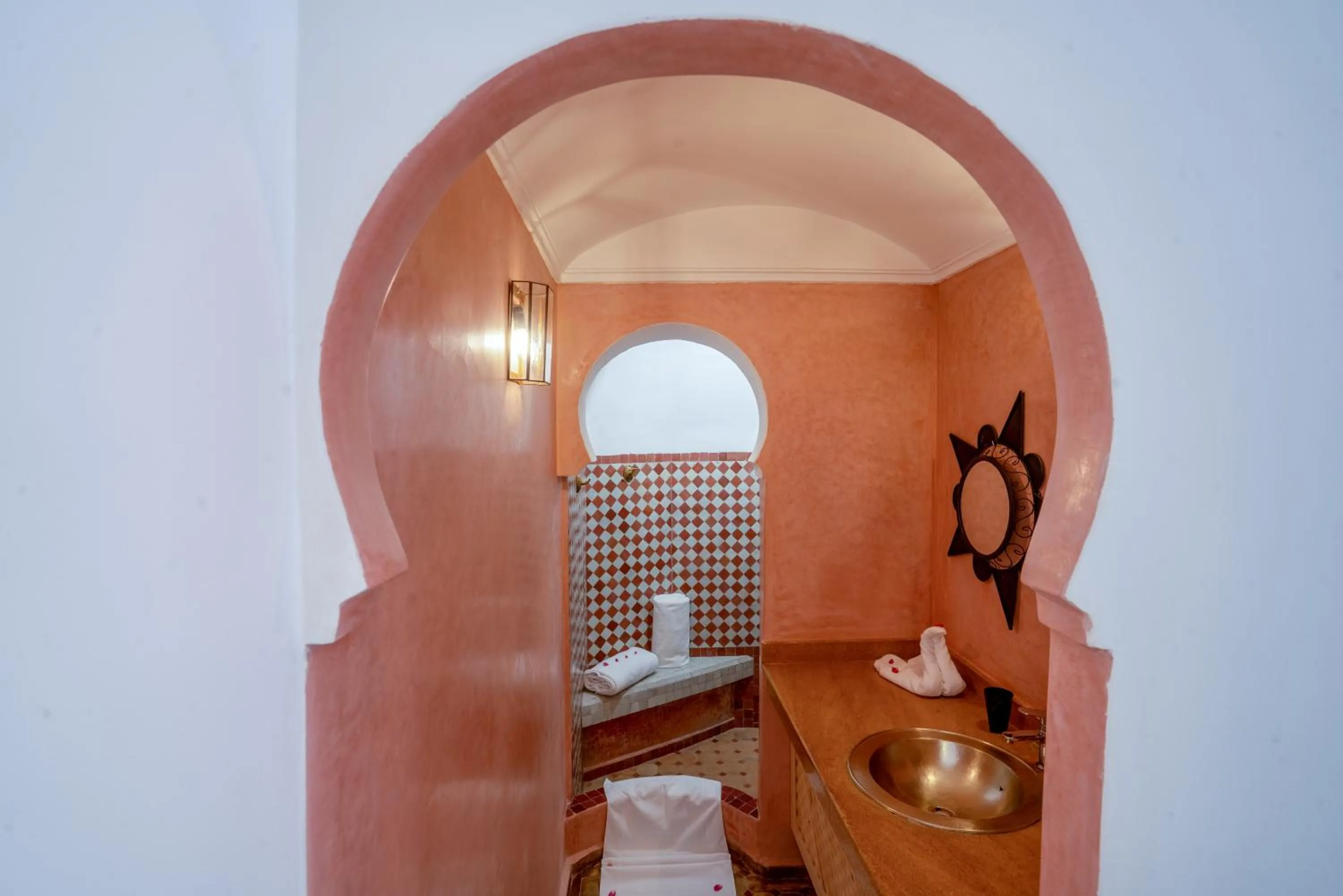 Bathroom in riad dar nejma & Spa