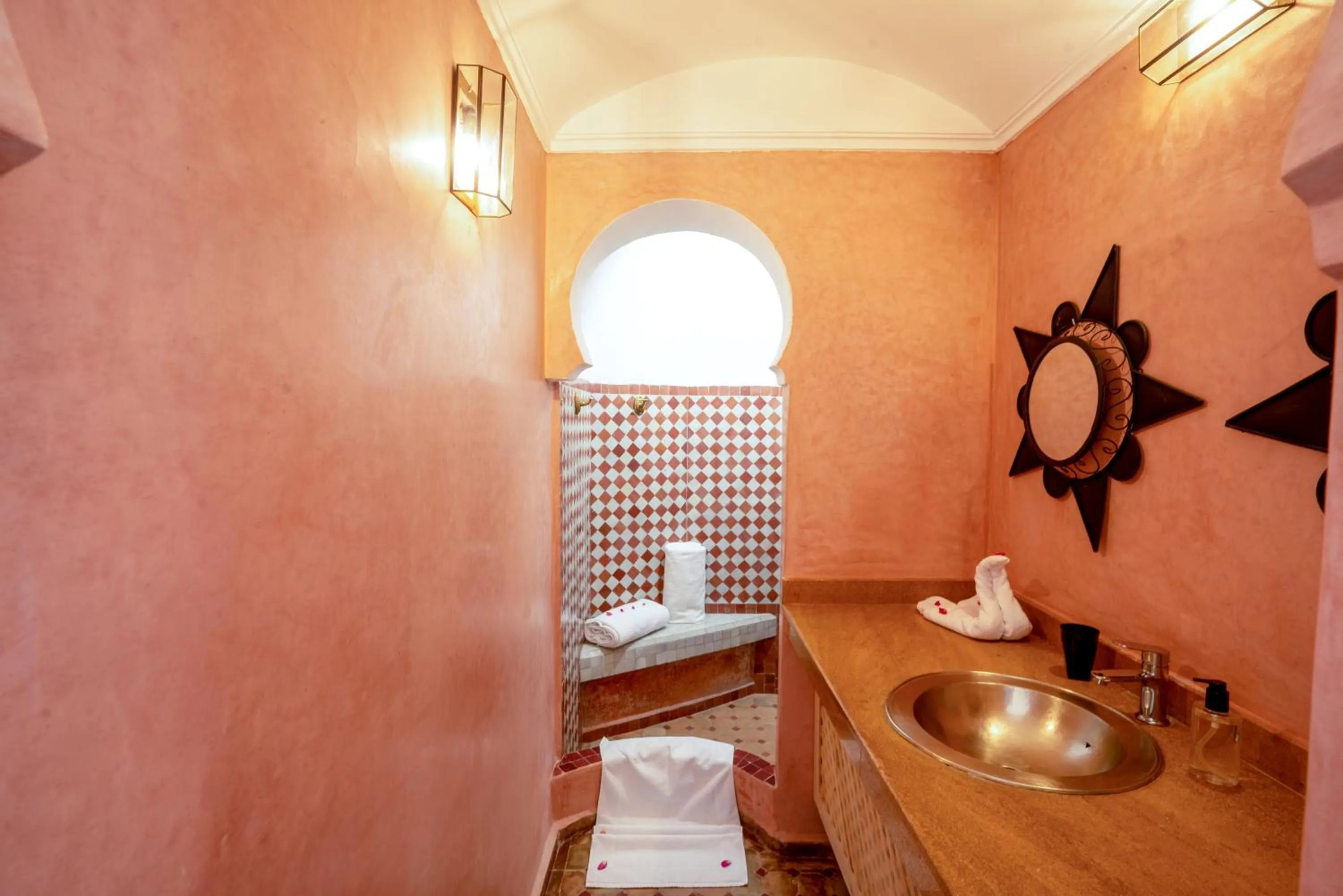 Bathroom in riad dar nejma & Spa