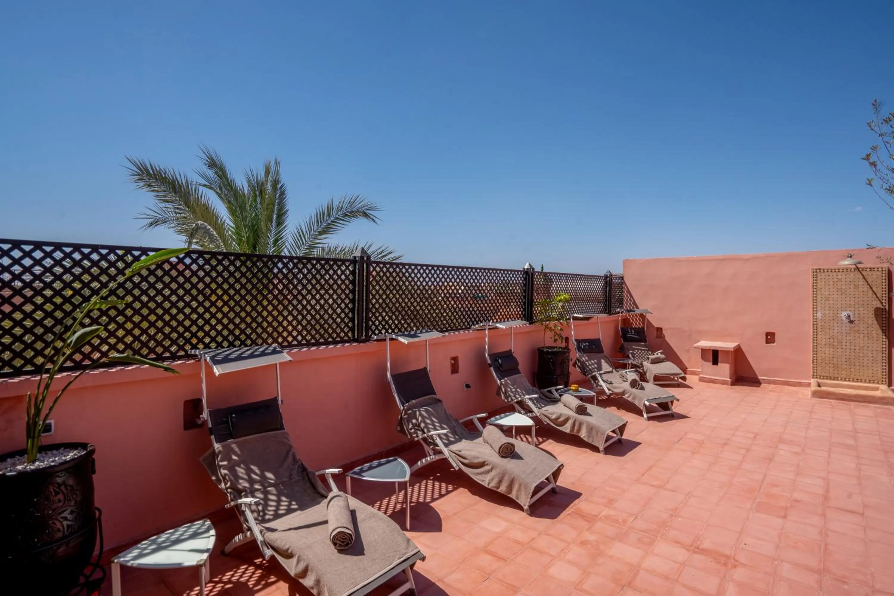 Balcony/Terrace in riad dar nejma & Spa